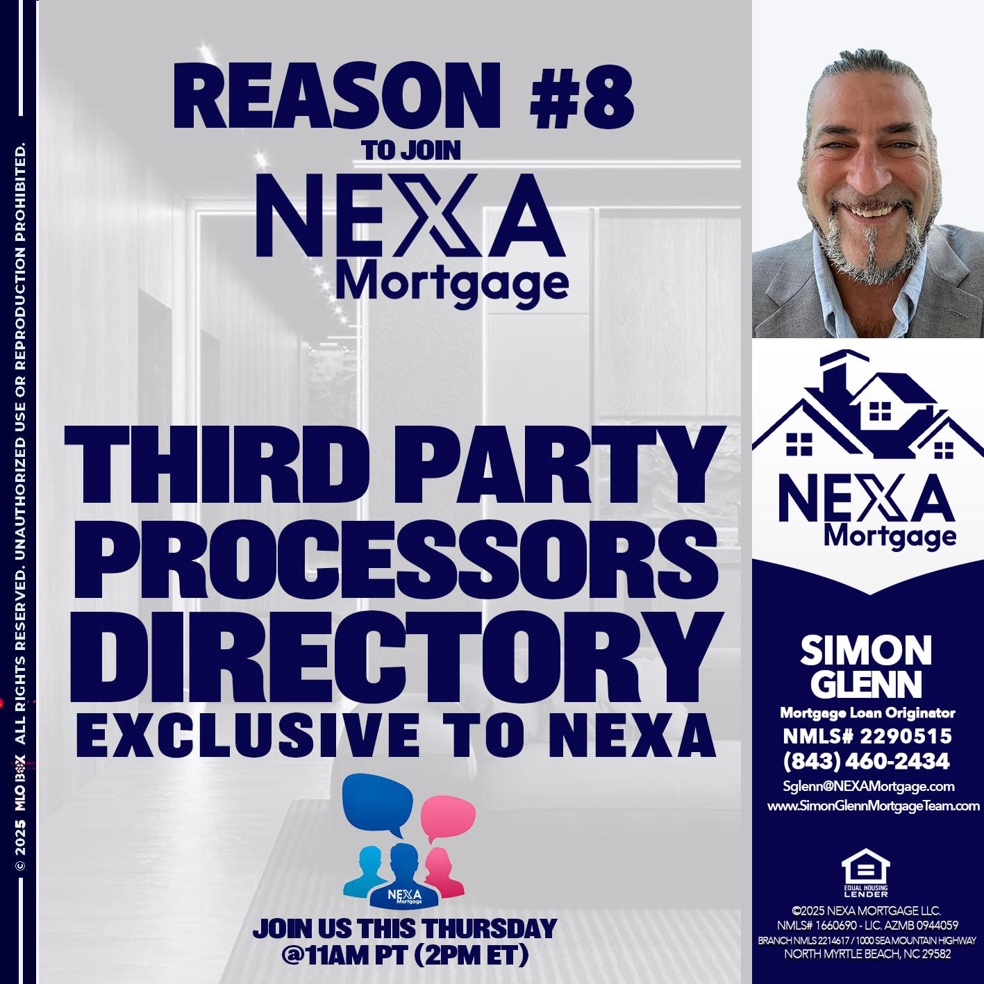 REASON 8 - Simon Glenn -Mortgage Broker Loan Originator