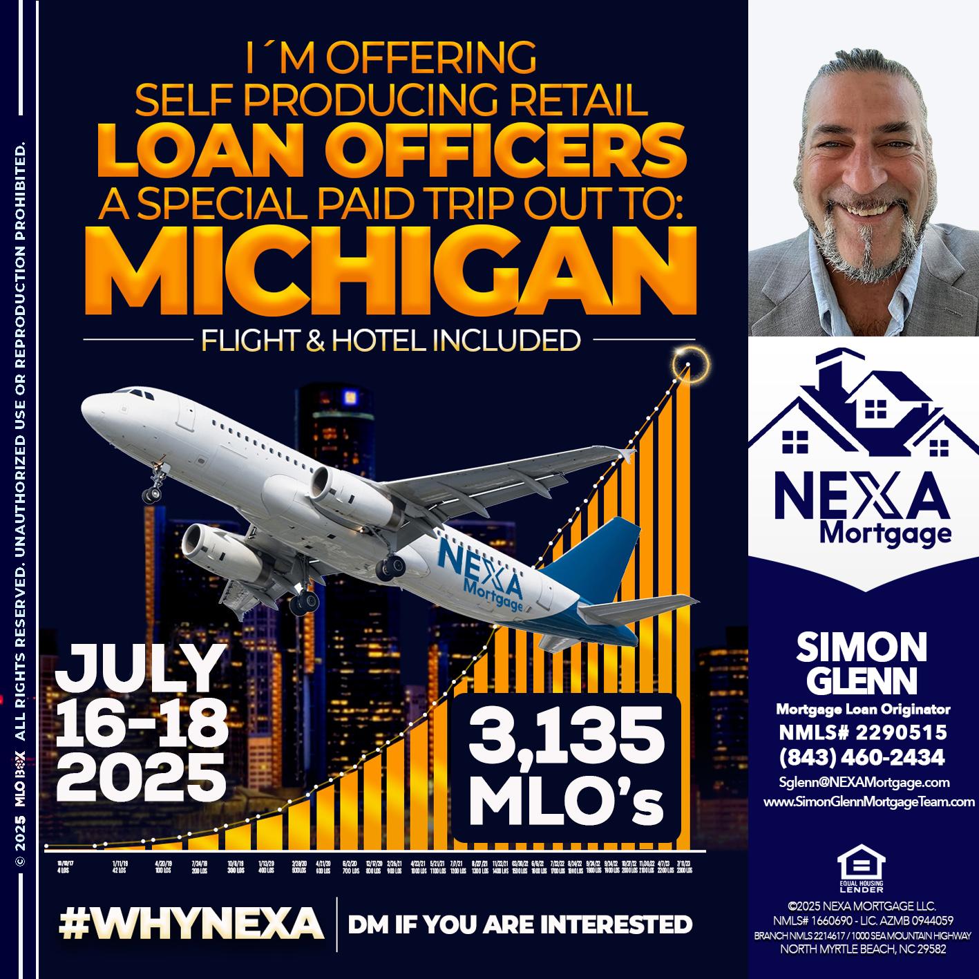 MICHIGAN TRIP - Simon Glenn -Mortgage Broker Loan Originator