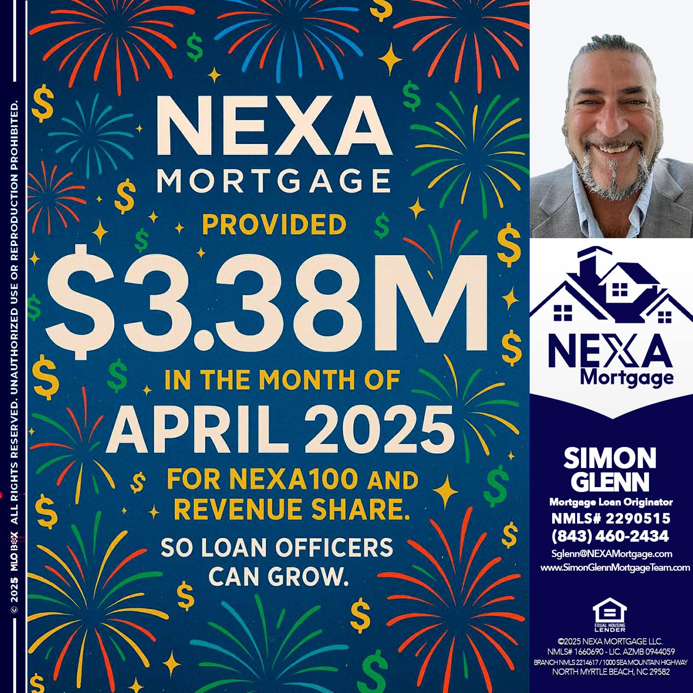 $3.38M - Simon Glenn -Mortgage Broker Loan Originator