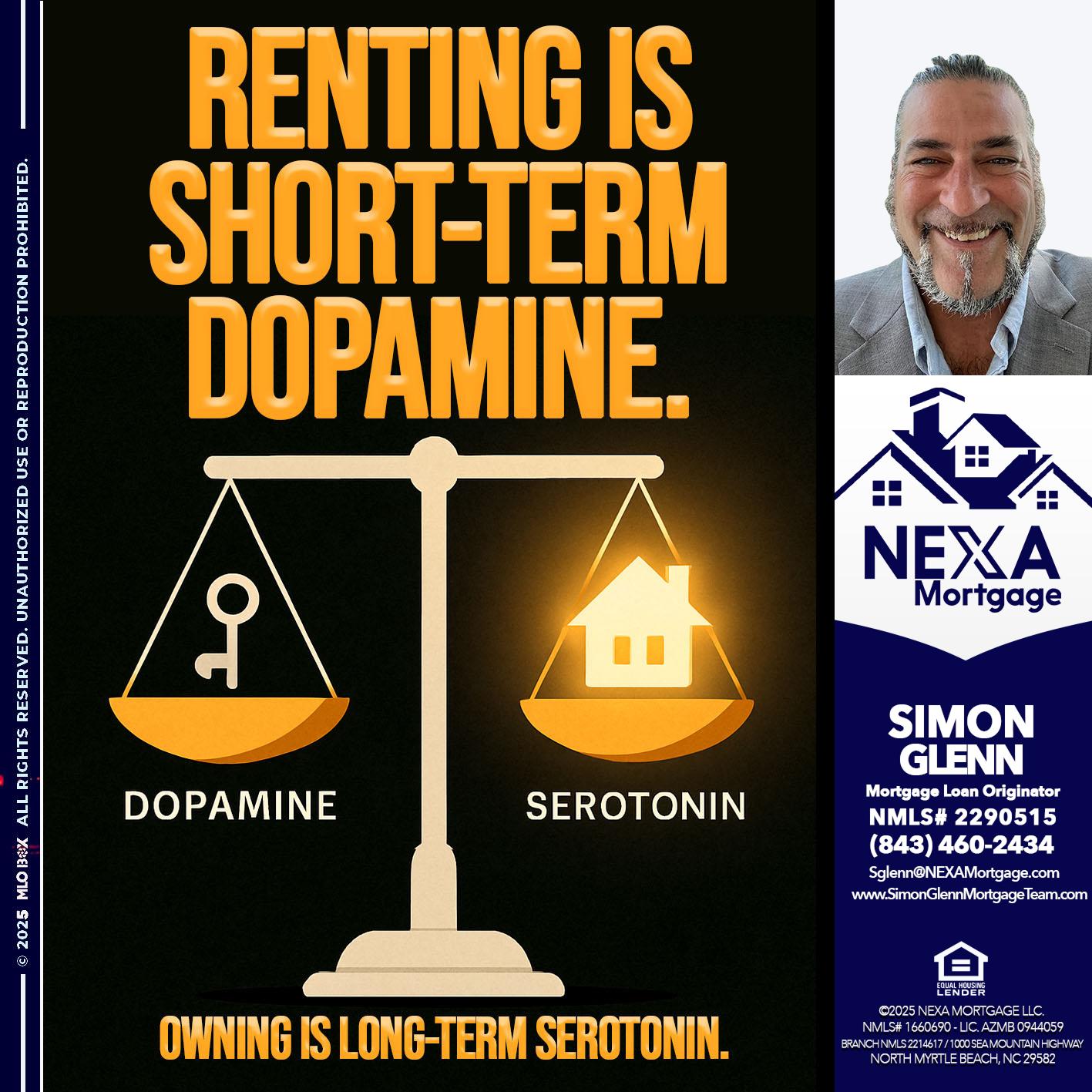 RENTING IS SHORT TERM - Simon Glenn -Mortgage Broker Loan Originator
