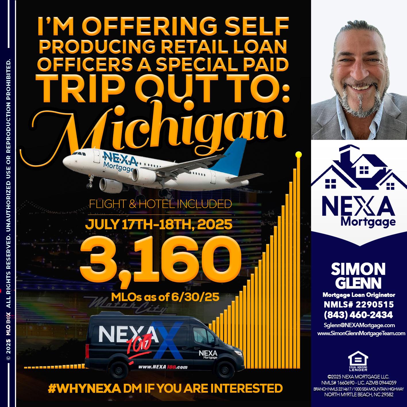 MICHIGAN TRIP - Simon Glenn -Mortgage Broker Loan Originator