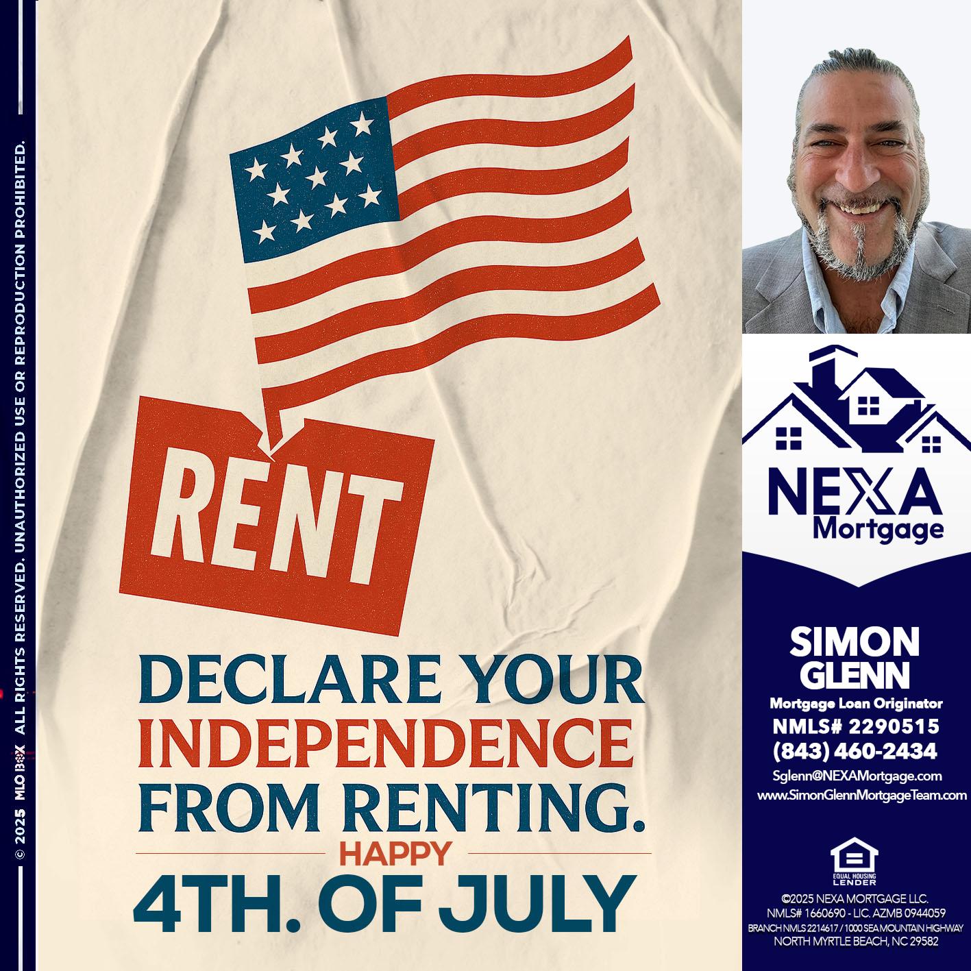 DECLARE YOUR INDEPENDENCE - Simon Glenn -Mortgage Broker Loan Originator