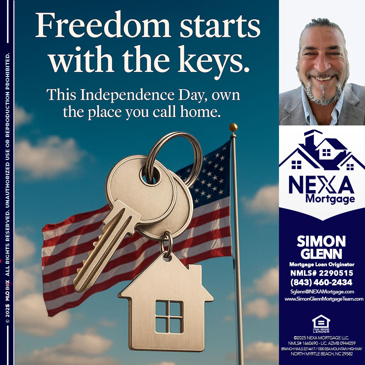 FREEDOM STARTS - Simon Glenn -Mortgage Broker Loan Originator