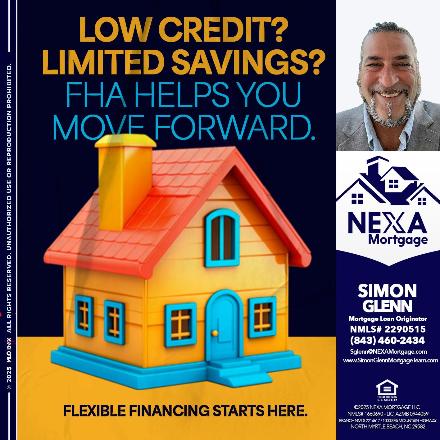 LOW CREDIT? - Simon Glenn -Mortgage Broker Loan Originator