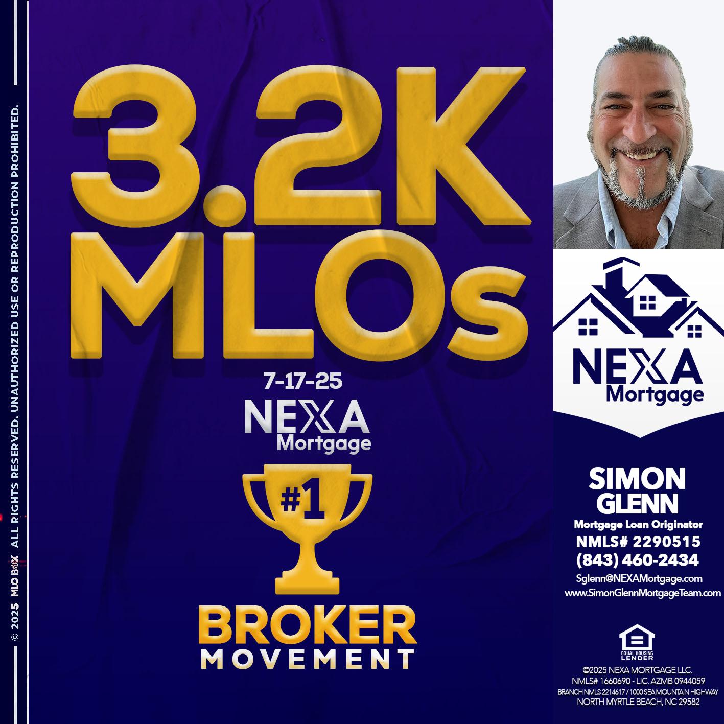 3.2K MLOs - Simon Glenn -Mortgage Broker Loan Originator
