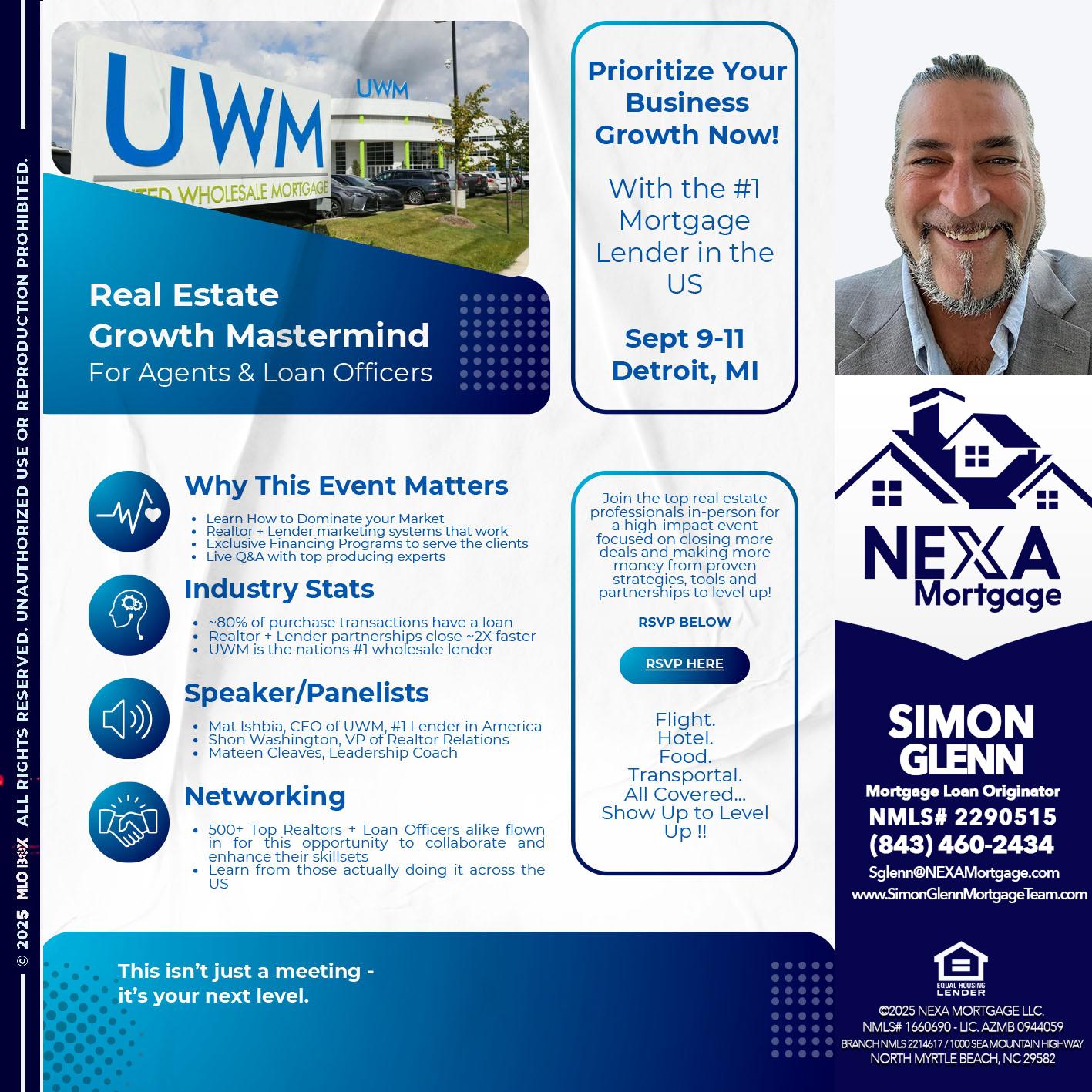 DETROIT TRIP - Simon Glenn -Mortgage Broker Loan Originator