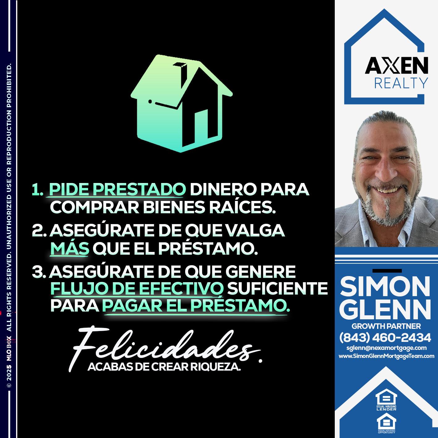 BORROW MONEY - Simon Glenn -Mortgage Broker Loan Originator