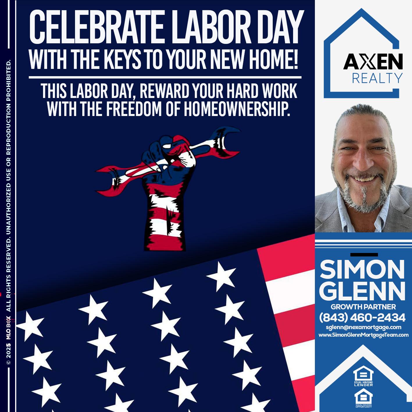 LABOR DAY - Simon Glenn -Mortgage Broker Loan Originator