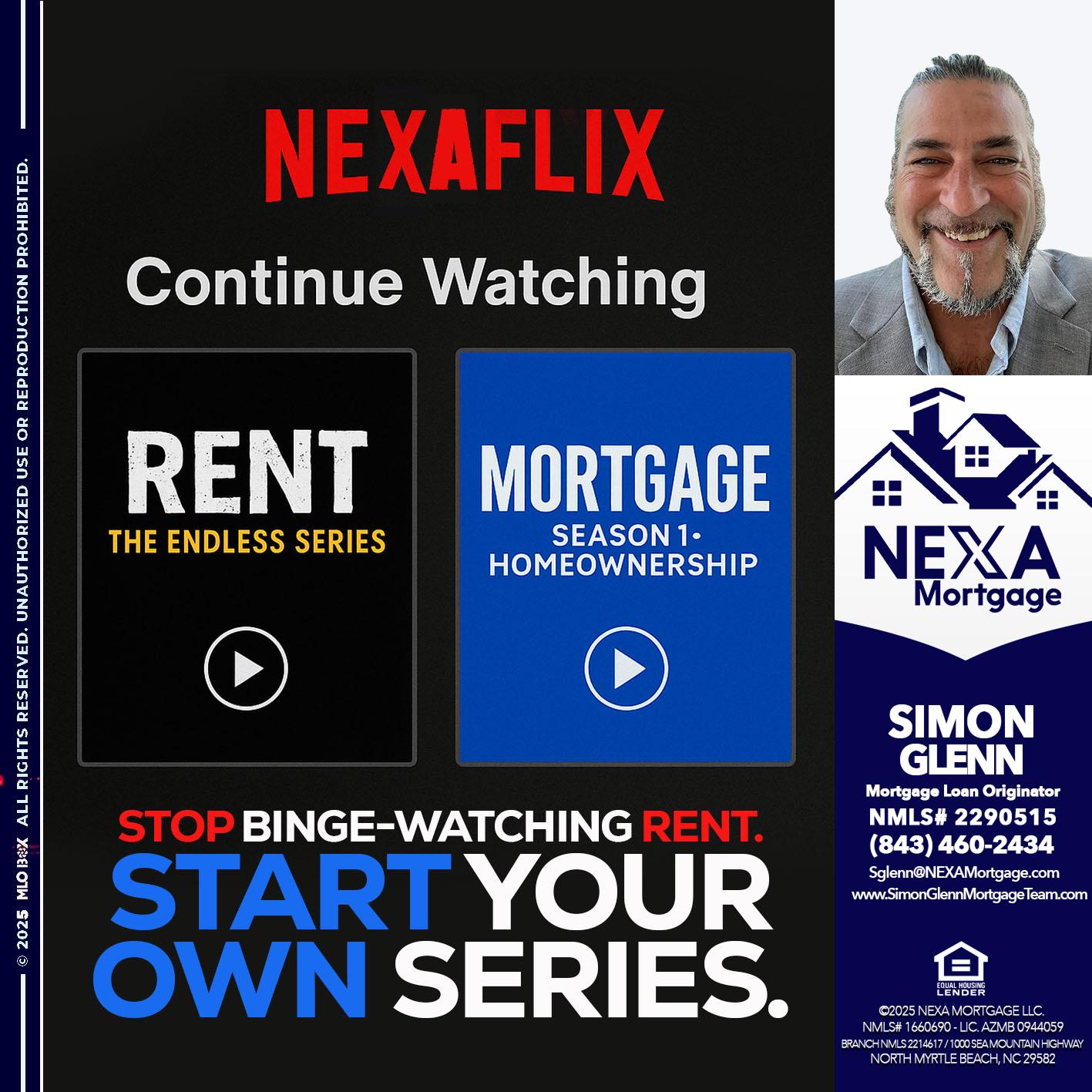 NEXAFLIX - Simon Glenn -Mortgage Broker Loan Originator