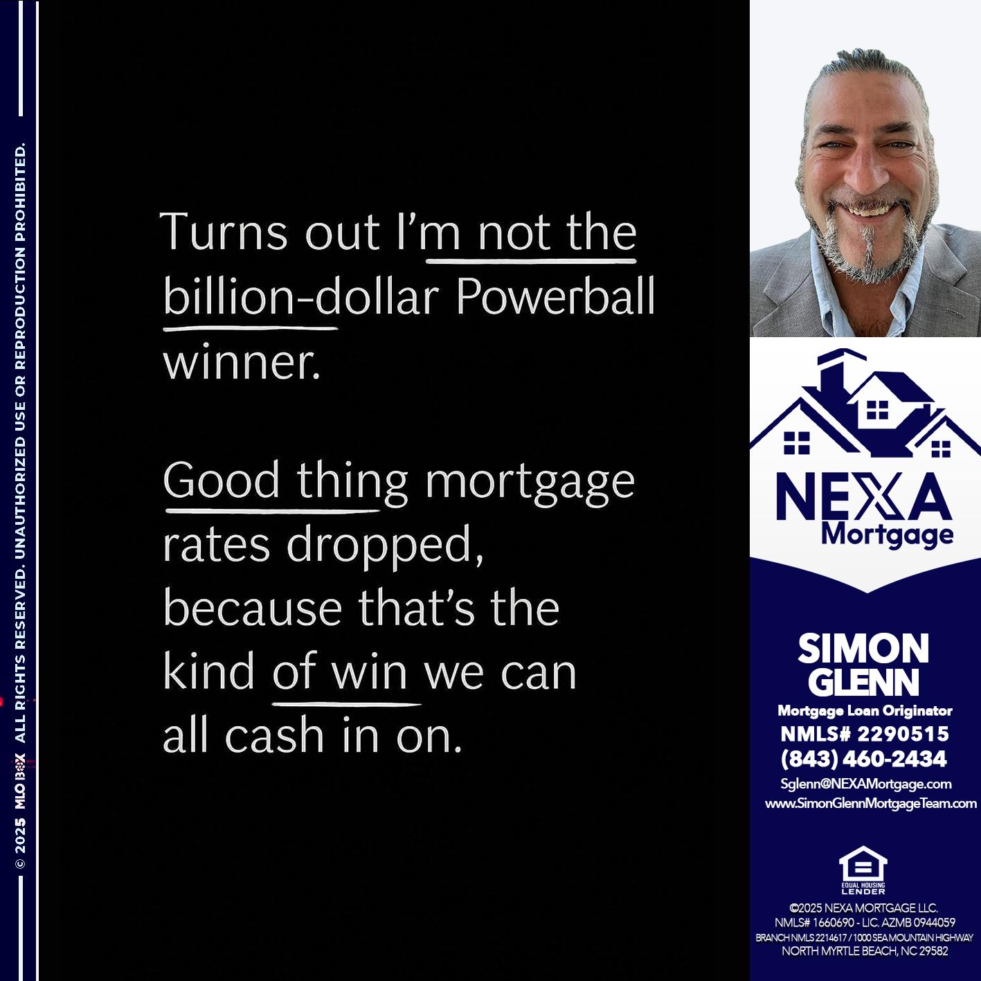 TURNS OUT - Simon Glenn -Mortgage Broker Loan Originator
