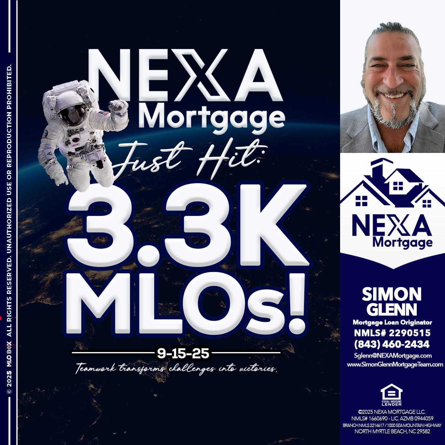 3.3K - Simon Glenn -Mortgage Broker Loan Originator