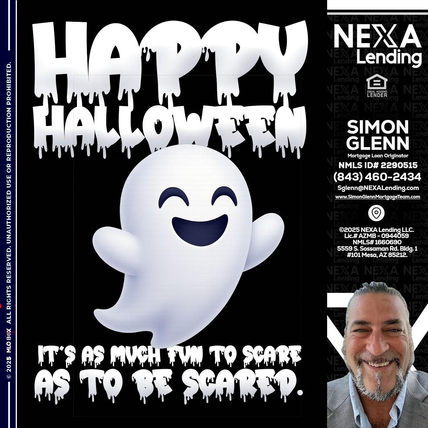 HAPPY HALLOWEEN - Simon Glenn -Mortgage Broker Loan Originator
