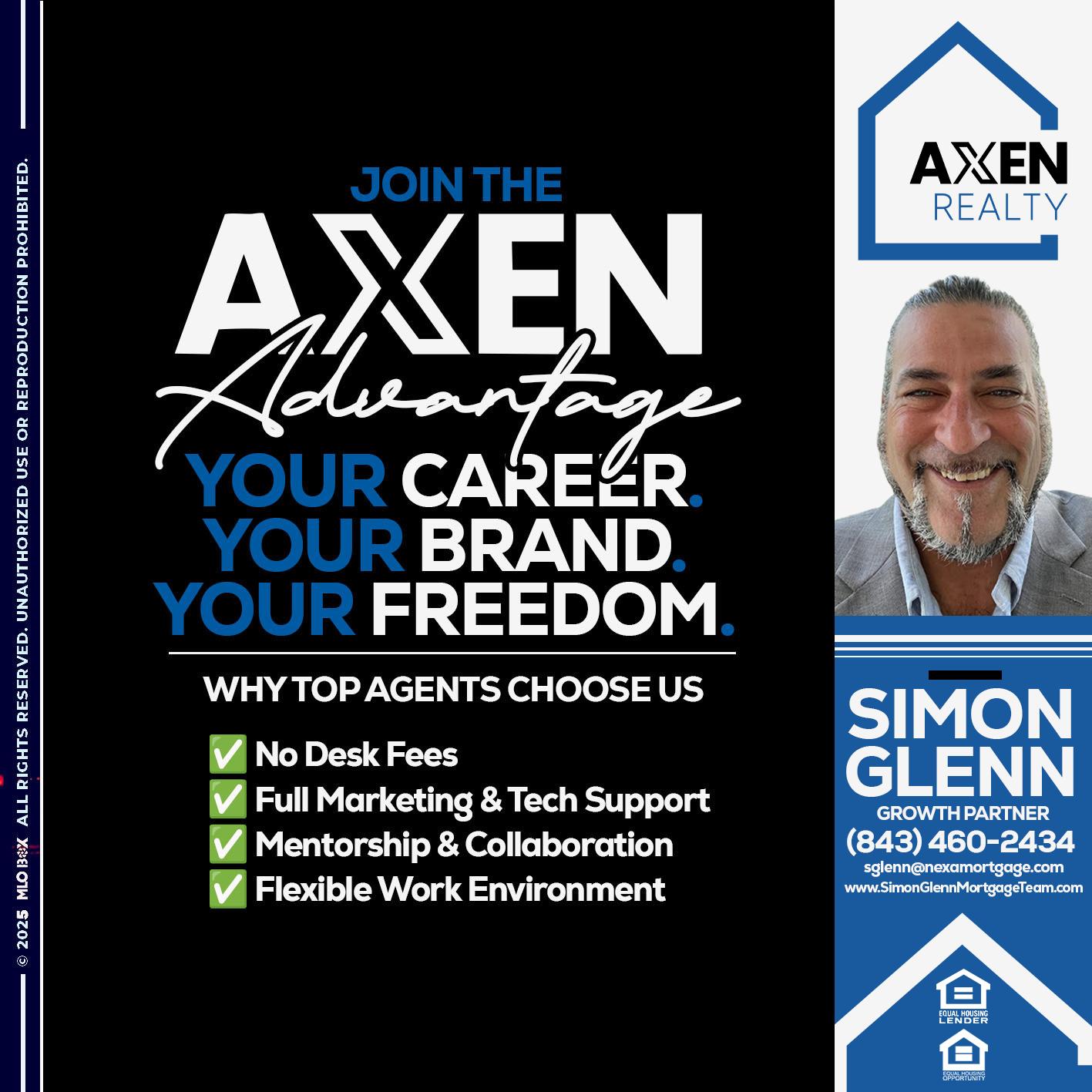 JOIN THE AXEN - Simon Glenn -Mortgage Broker Loan Originator