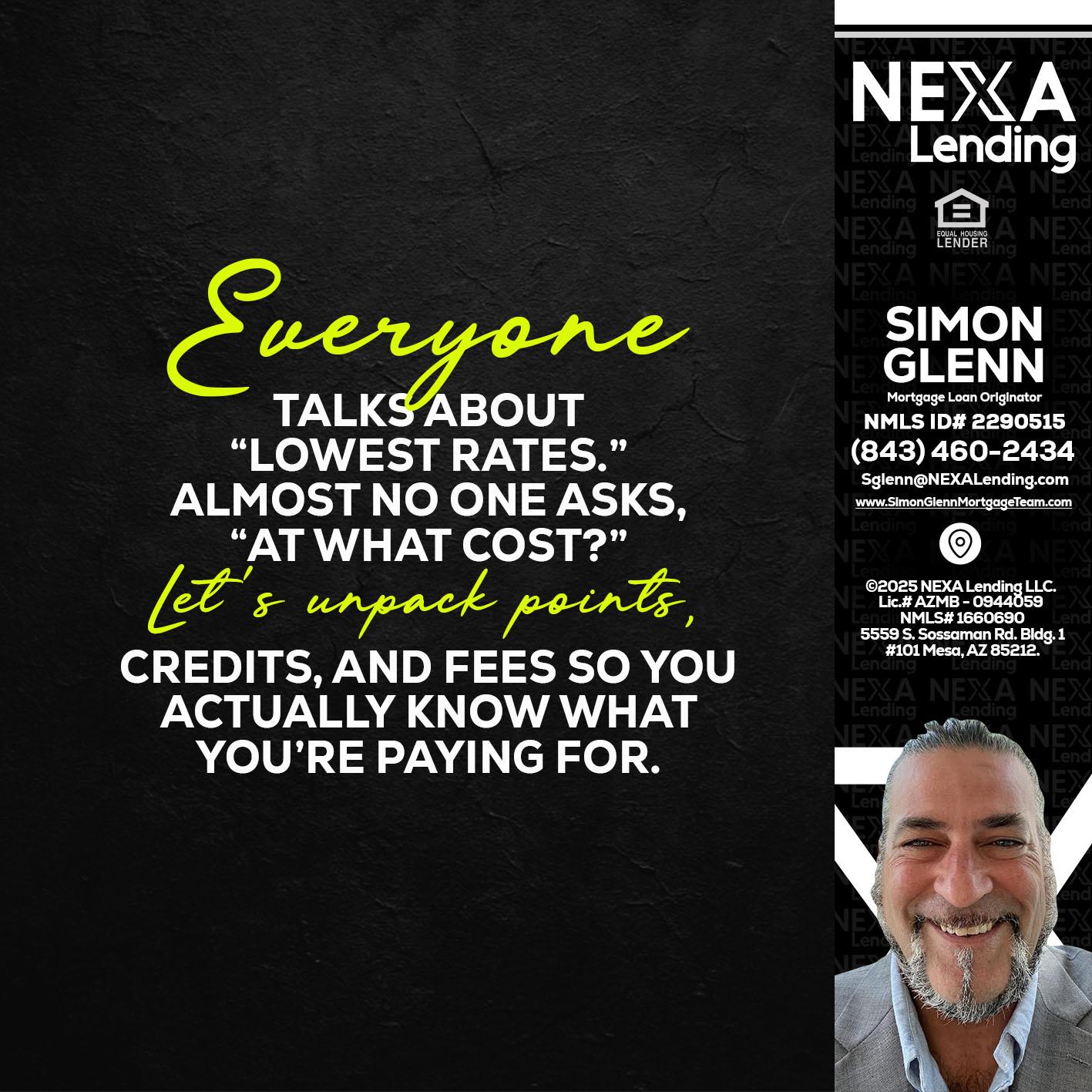 EVERYONE - Simon Glenn -Mortgage Broker Loan Originator