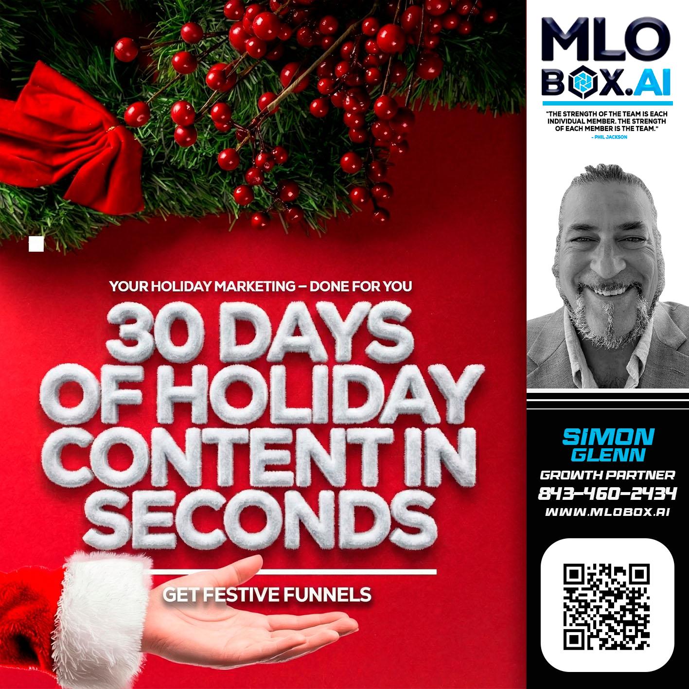 30 DAYS - Simon Glenn -Mortgage Broker Loan Originator