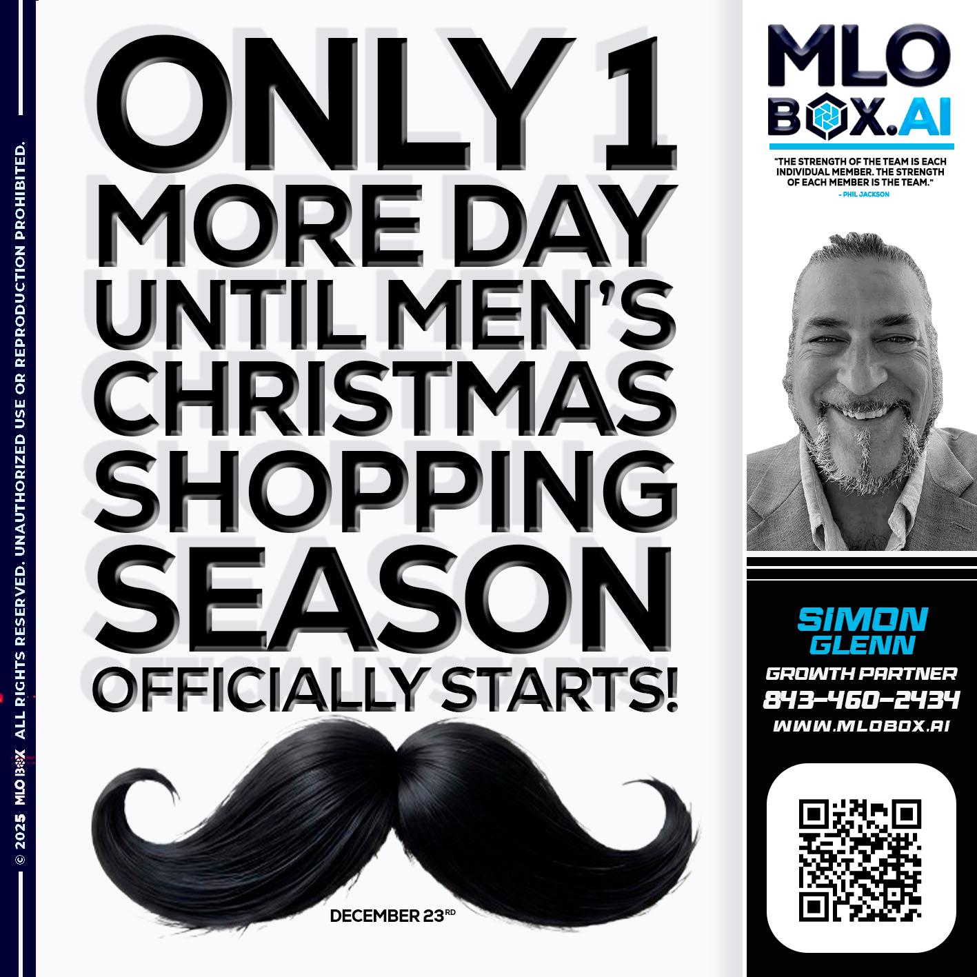 only one more day - Simon Glenn -Mortgage Broker Loan Originator