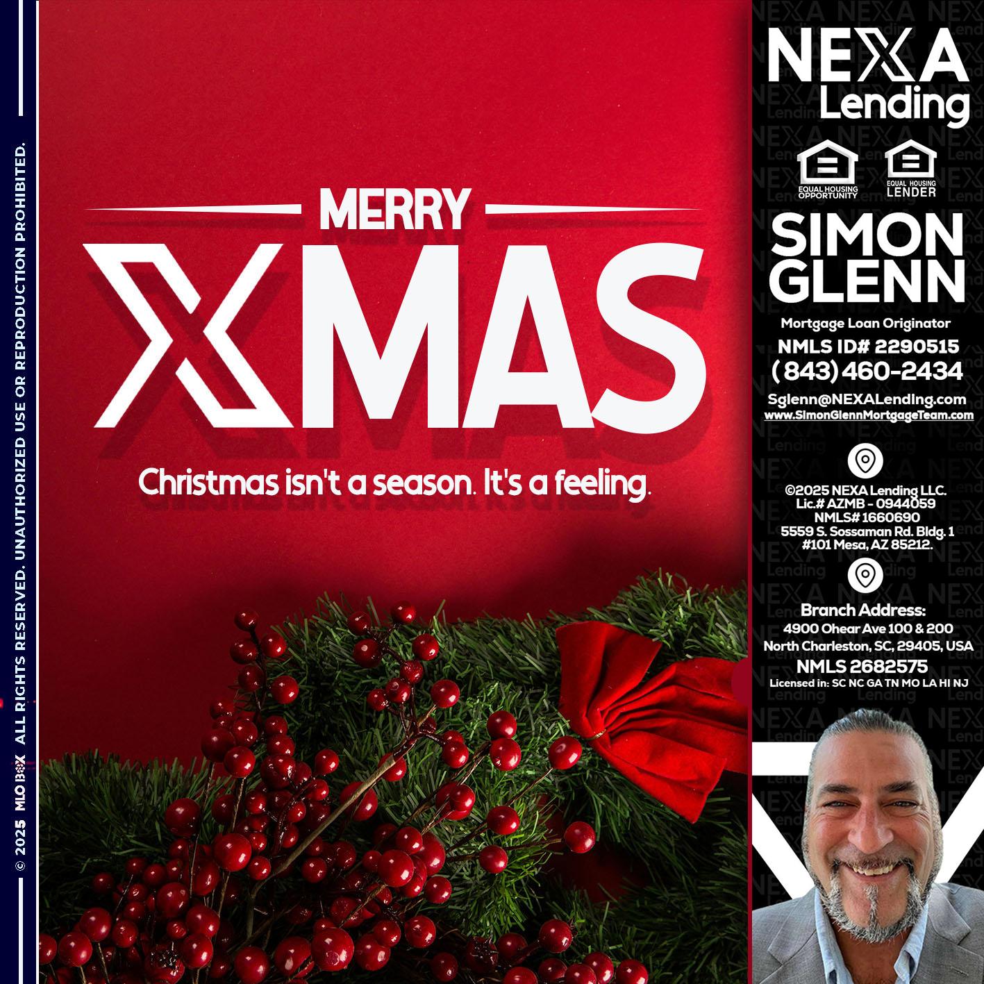 merry xmas - Simon Glenn -Mortgage Broker Loan Originator