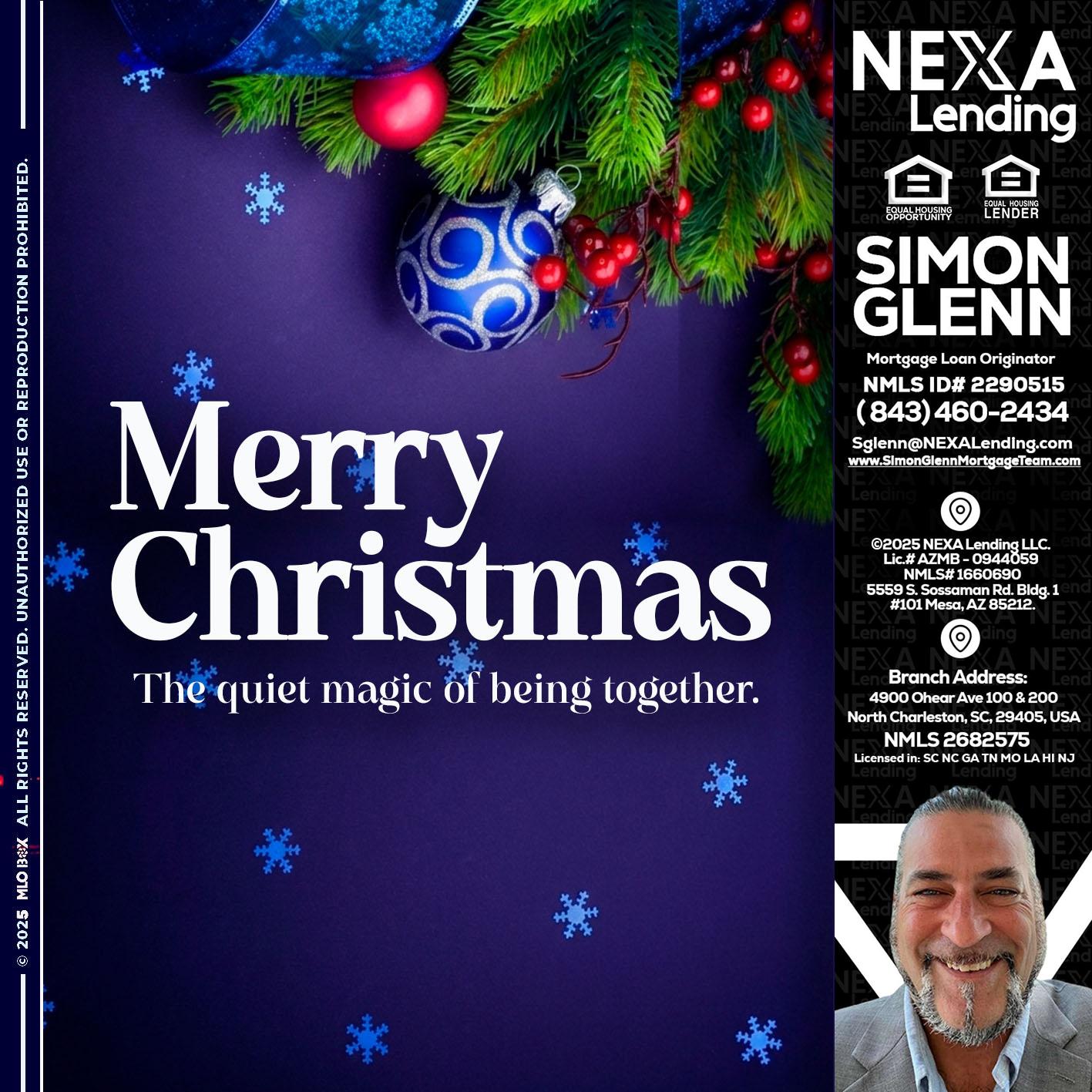 merry christmas - Simon Glenn -Mortgage Broker Loan Originator