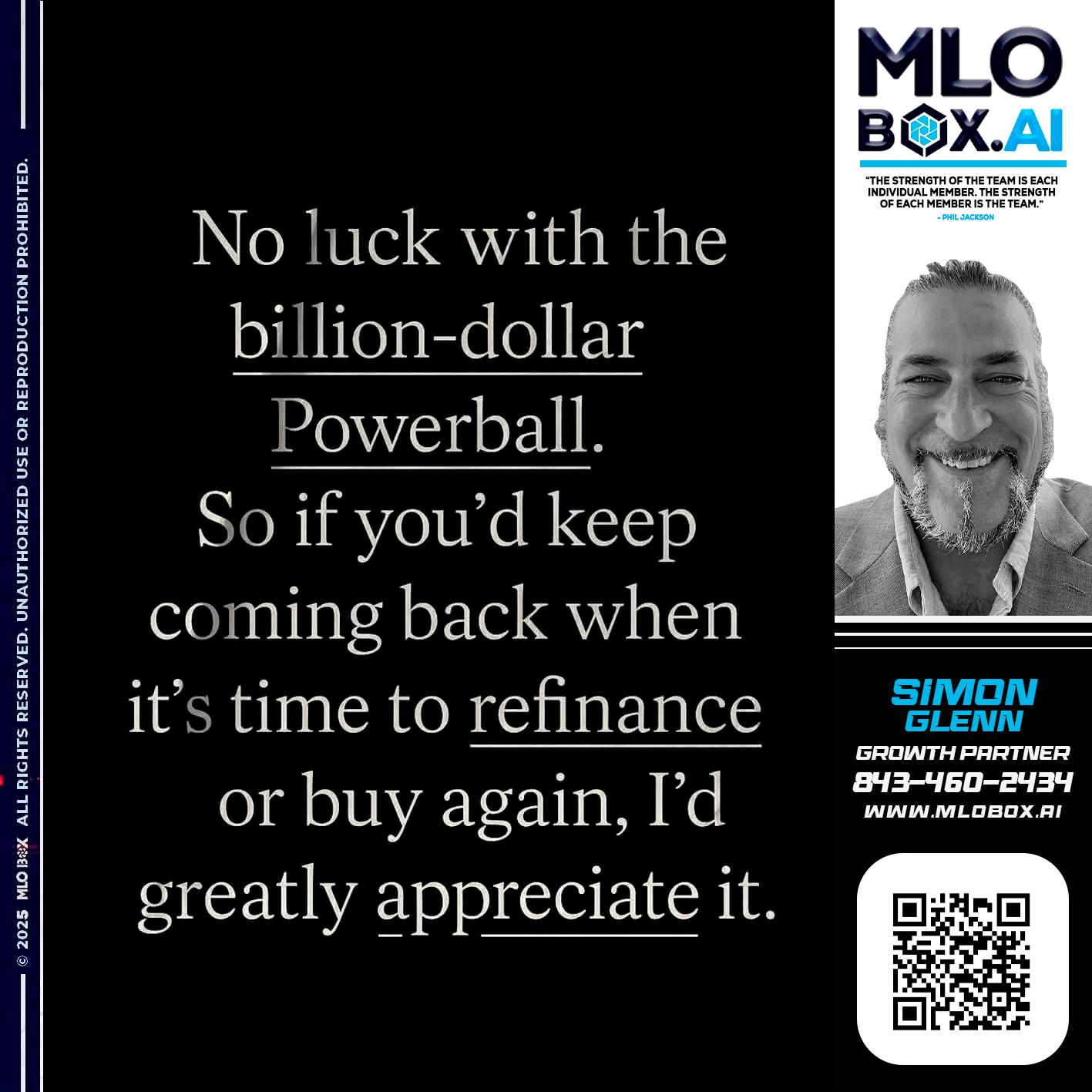 NO LUCK - Simon Glenn -Mortgage Broker Loan Originator