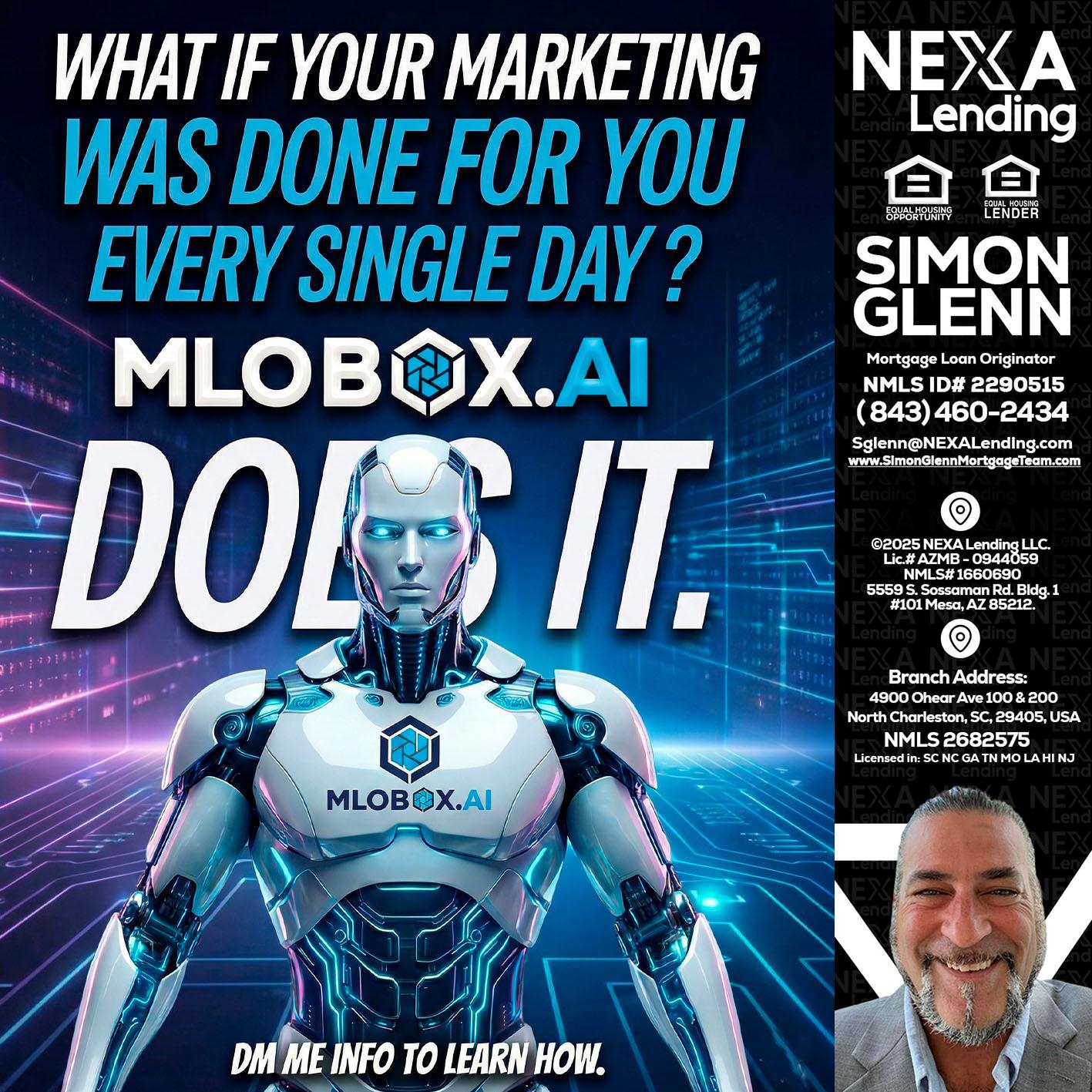 DOES IT - Simon Glenn -Mortgage Broker Loan Originator