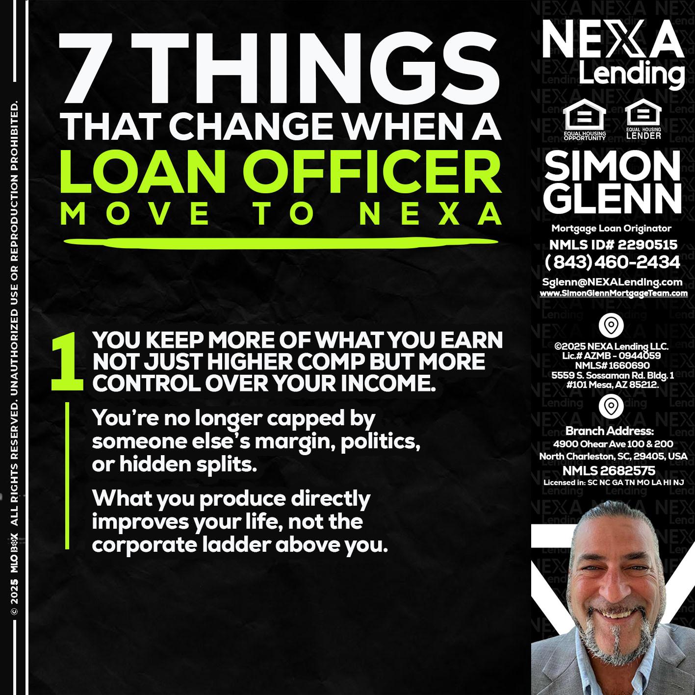7 THINGS (1) - Simon Glenn -Mortgage Broker Loan Originator