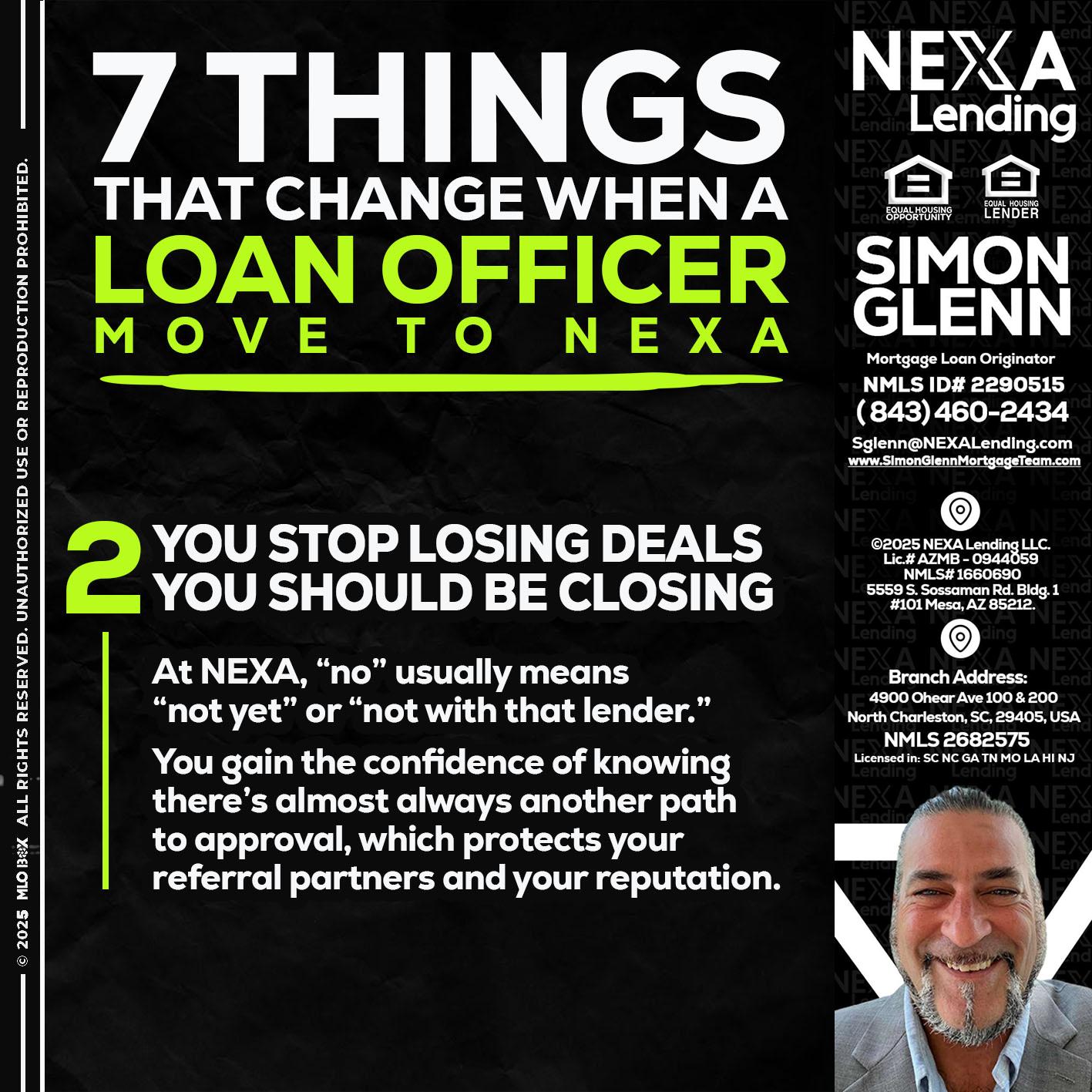 7 THINGS (2) - Simon Glenn -Mortgage Broker Loan Originator
