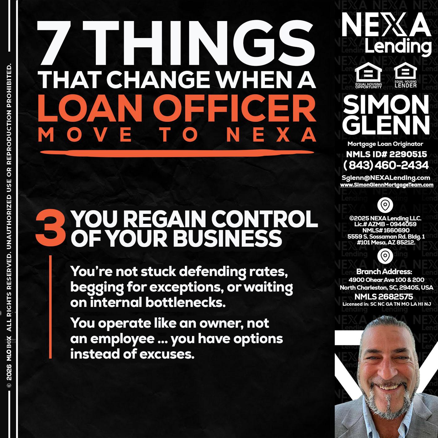 7 things (3) - Simon Glenn -Mortgage Broker Loan Originator