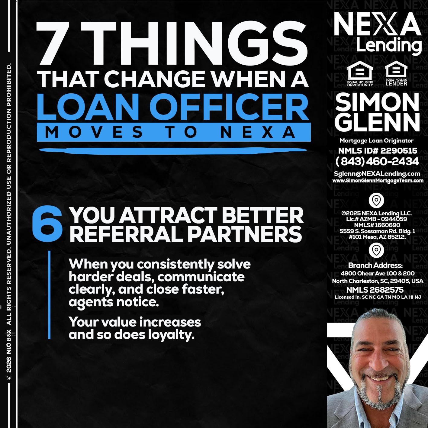 7 THINGS (6) - Simon Glenn -Mortgage Broker Loan Originator
