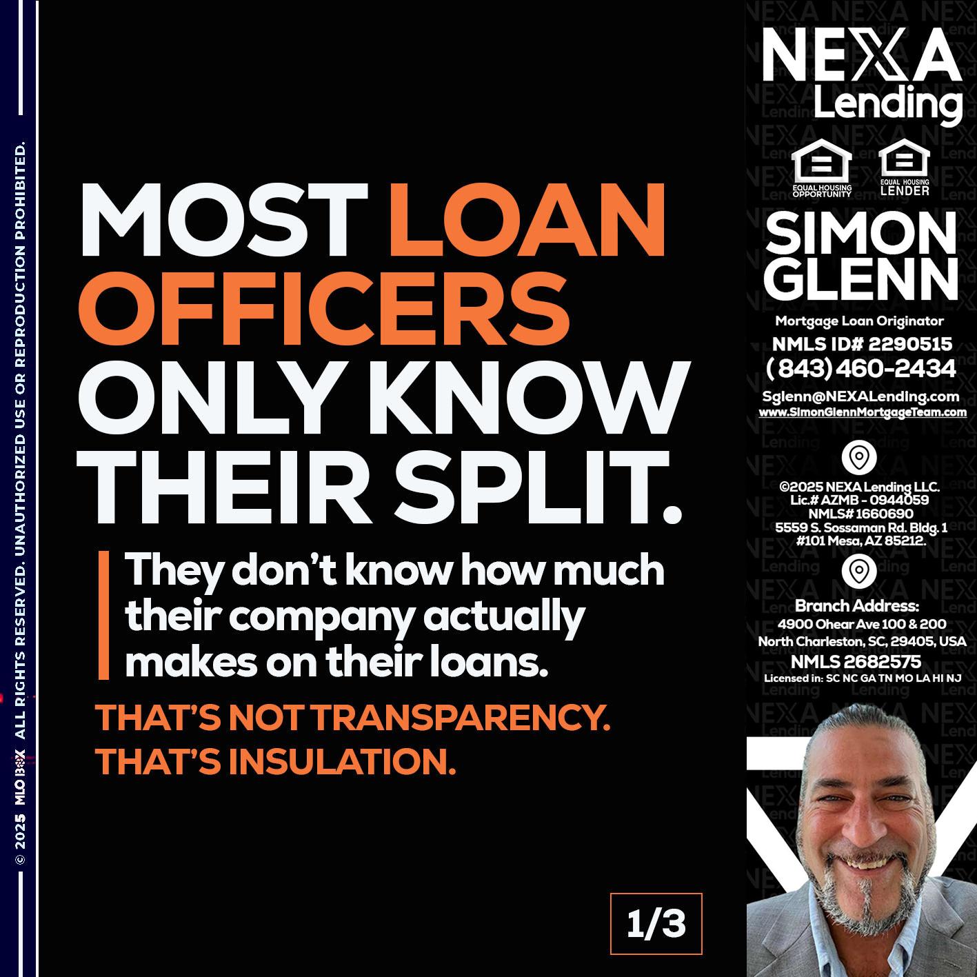 1 OF 3 - Simon Glenn -Mortgage Broker Loan Originator