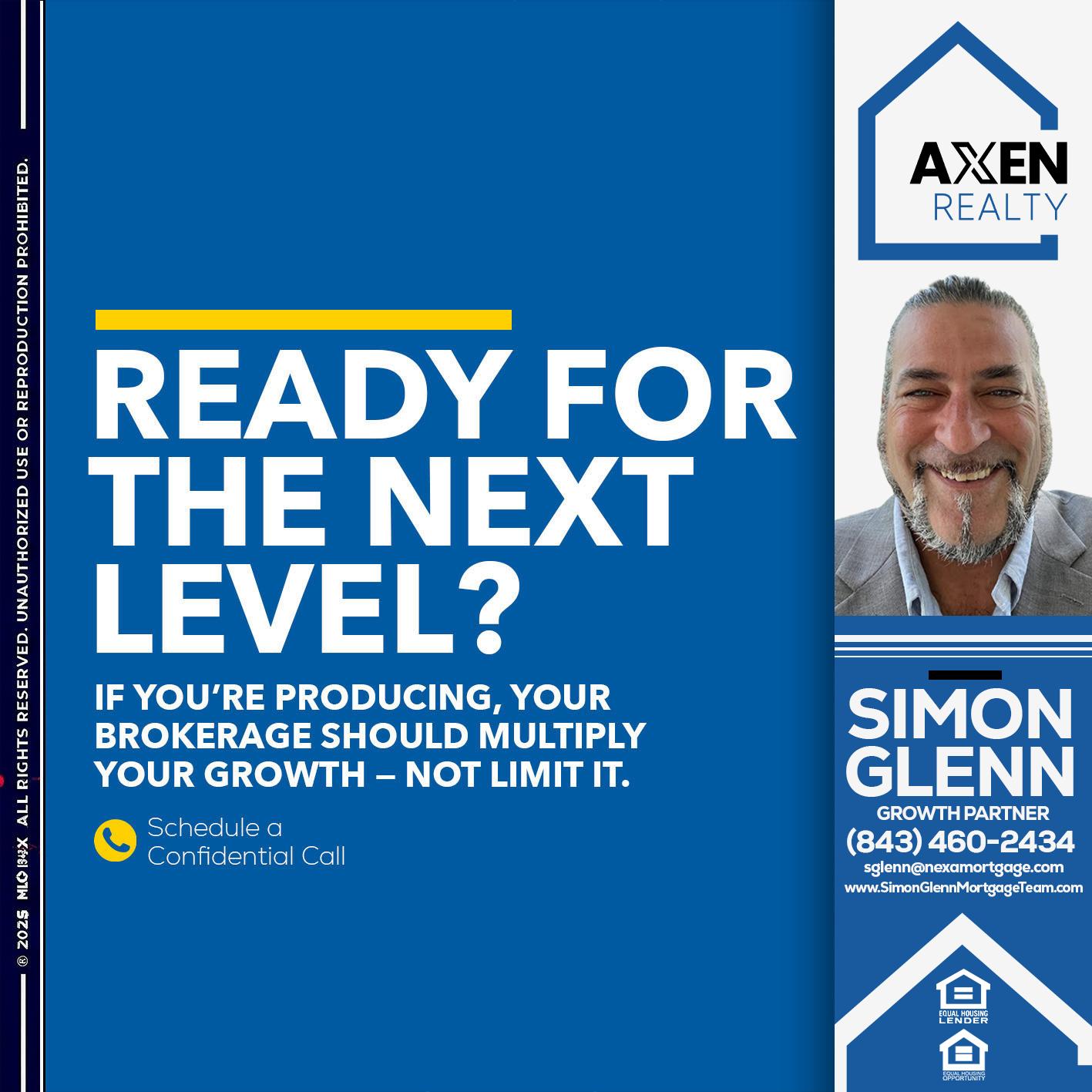 ready for the next level - Simon Glenn -Mortgage Broker Loan Originator