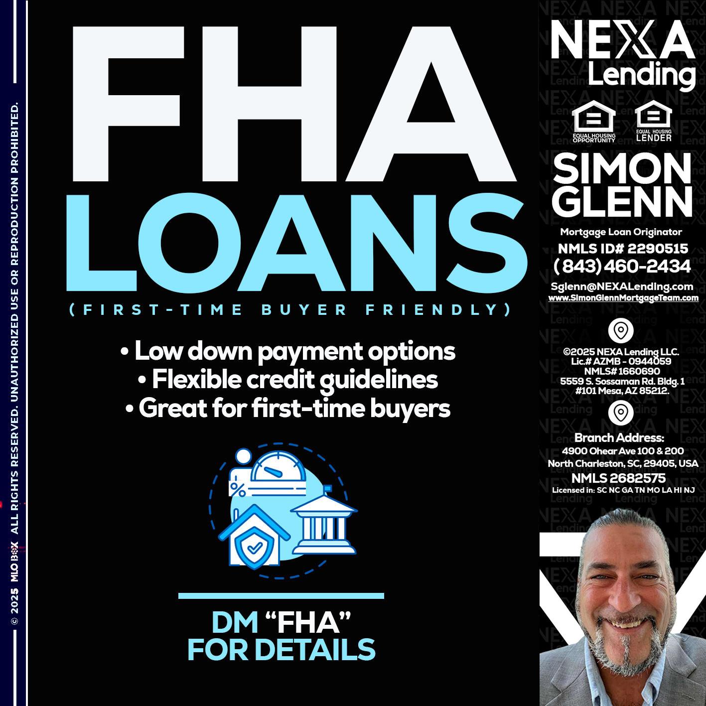FHA LOANS - Simon Glenn -Mortgage Broker Loan Originator