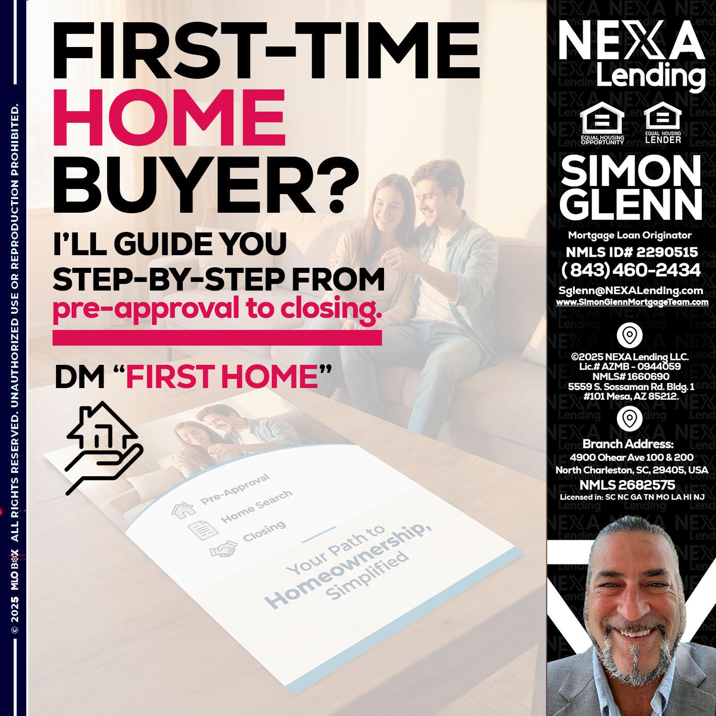first time home buyer - Simon Glenn -Mortgage Broker Loan Originator
