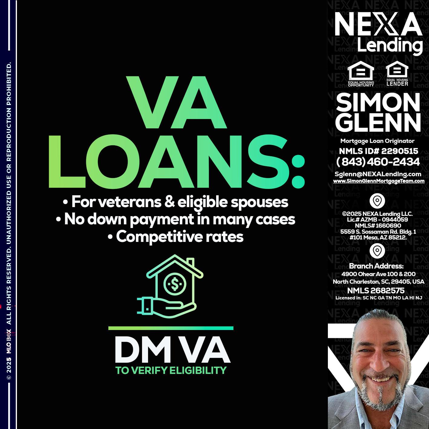 VA LOANS - Simon Glenn -Mortgage Broker Loan Originator