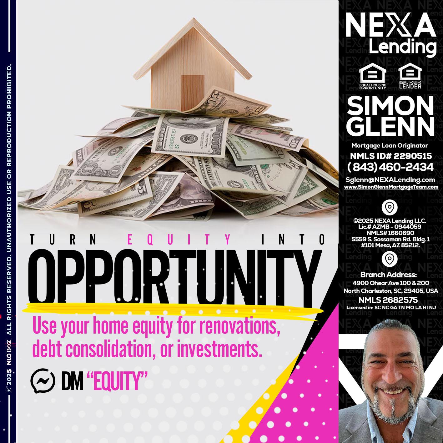 opportunity - Simon Glenn -Mortgage Broker Loan Originator