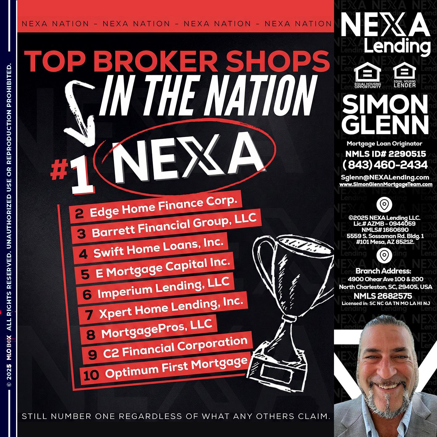 top broker - Simon Glenn -Mortgage Broker Loan Originator