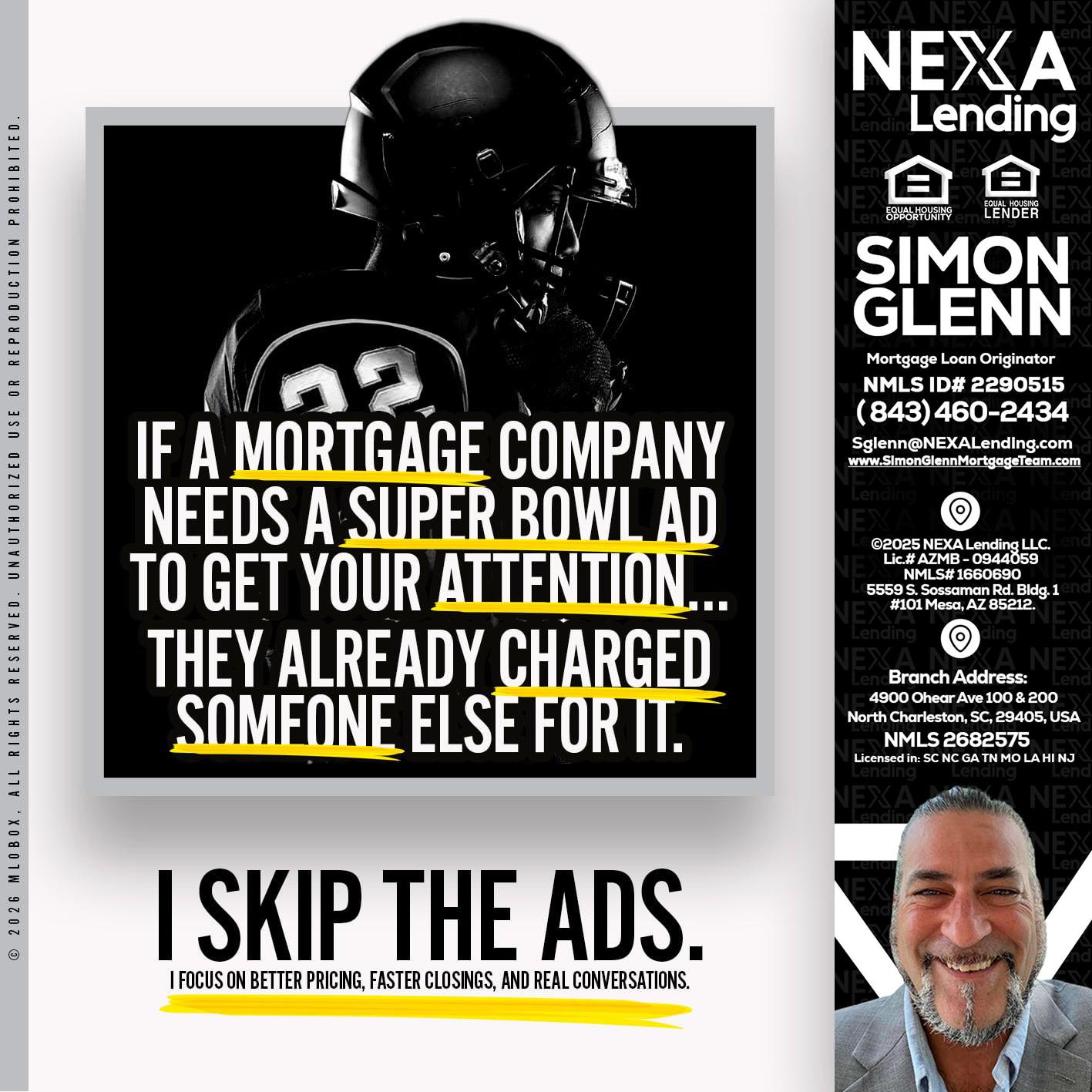 if a mortgage ad - Simon Glenn -Mortgage Broker Loan Originator