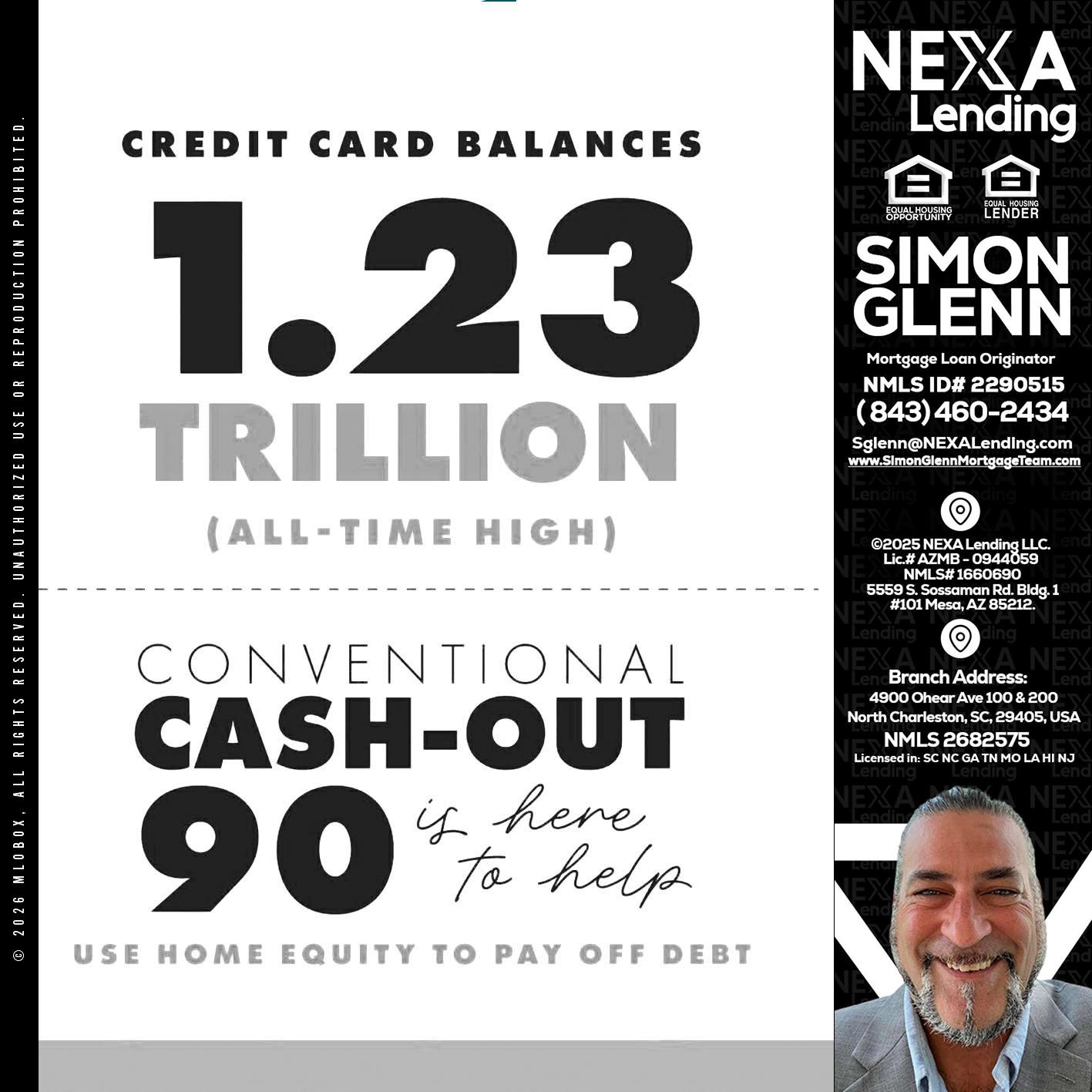 CREDIT CARD BALANCE - Simon Glenn -Mortgage Broker Loan Originator