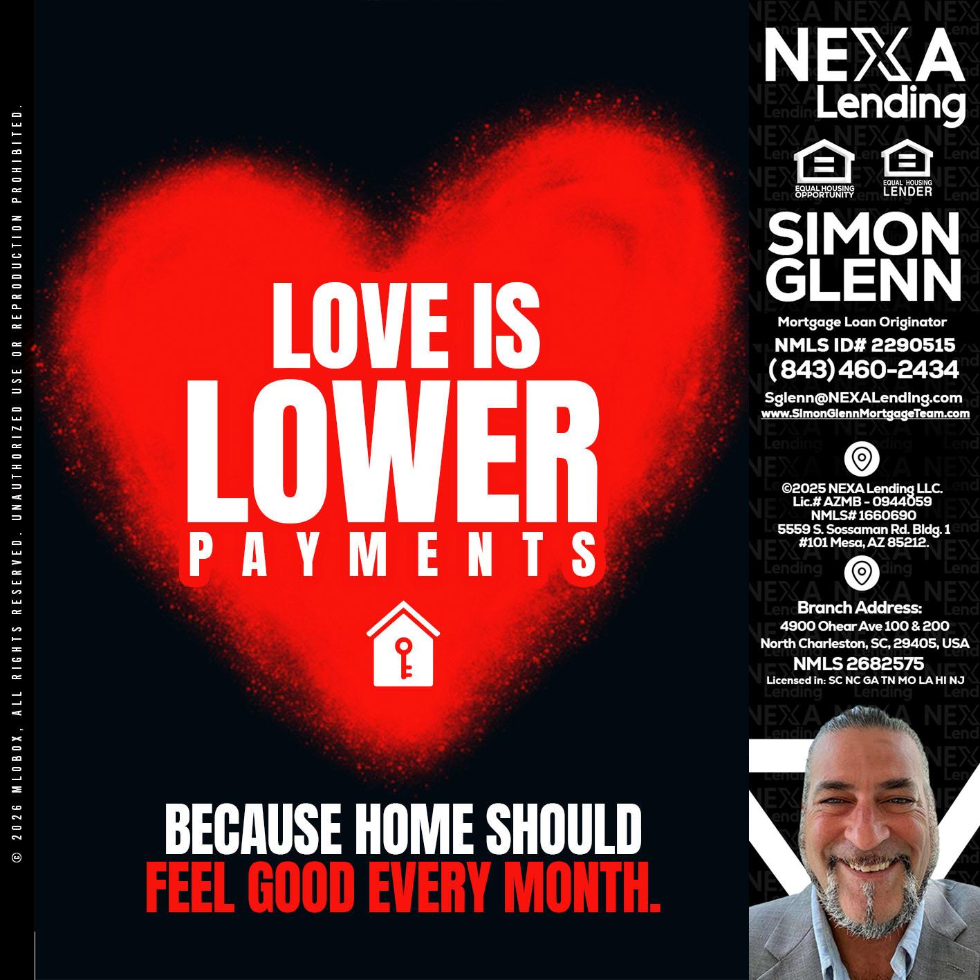 LOVE IS LOWER - Simon Glenn -Mortgage Broker Loan Originator