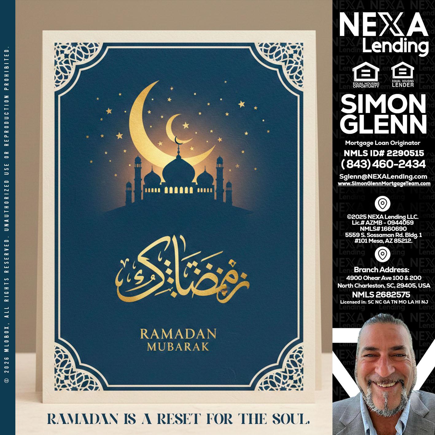 HAPPY RAMADAN - Simon Glenn -Mortgage Broker Loan Originator