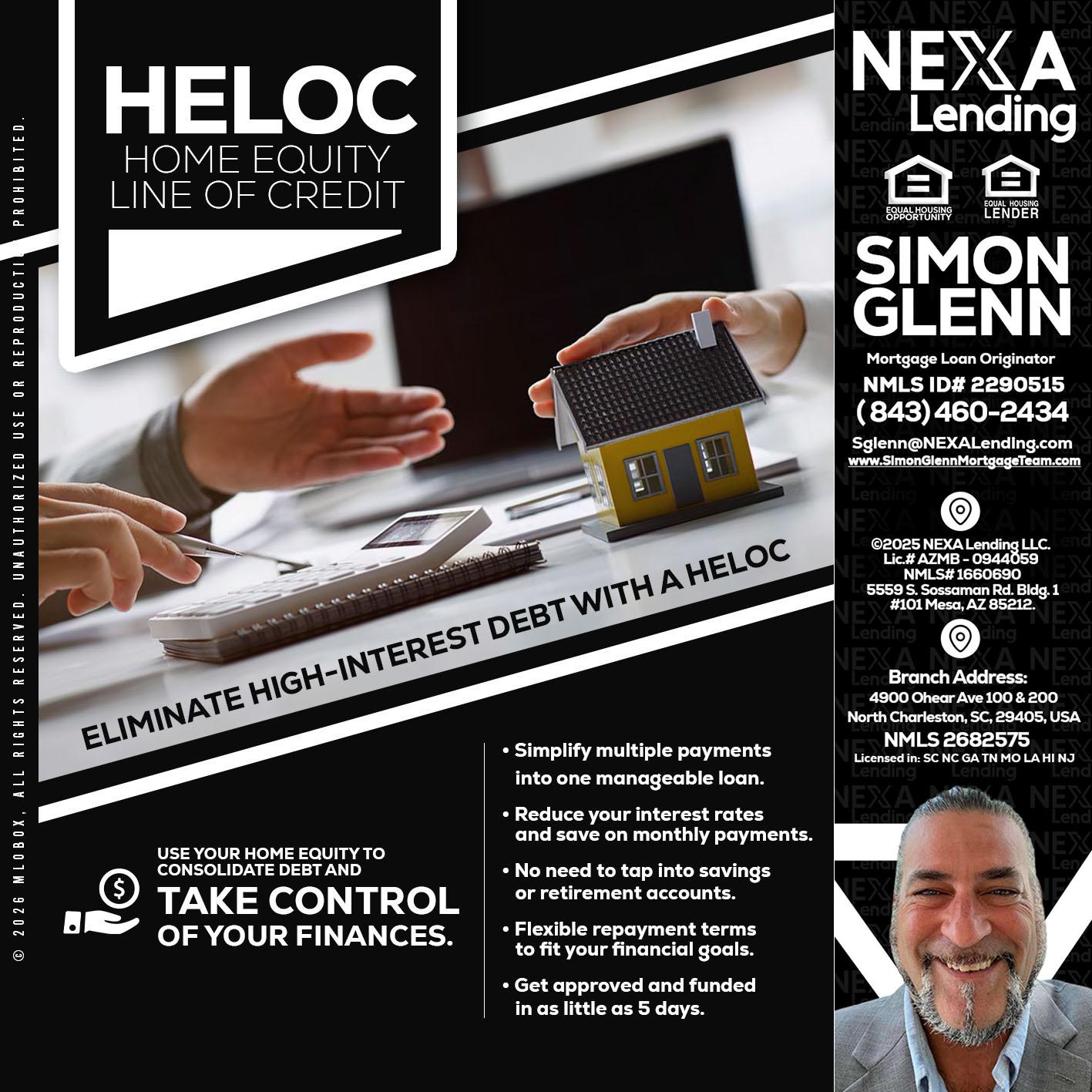 HELOC - Simon Glenn -Mortgage Broker Loan Originator