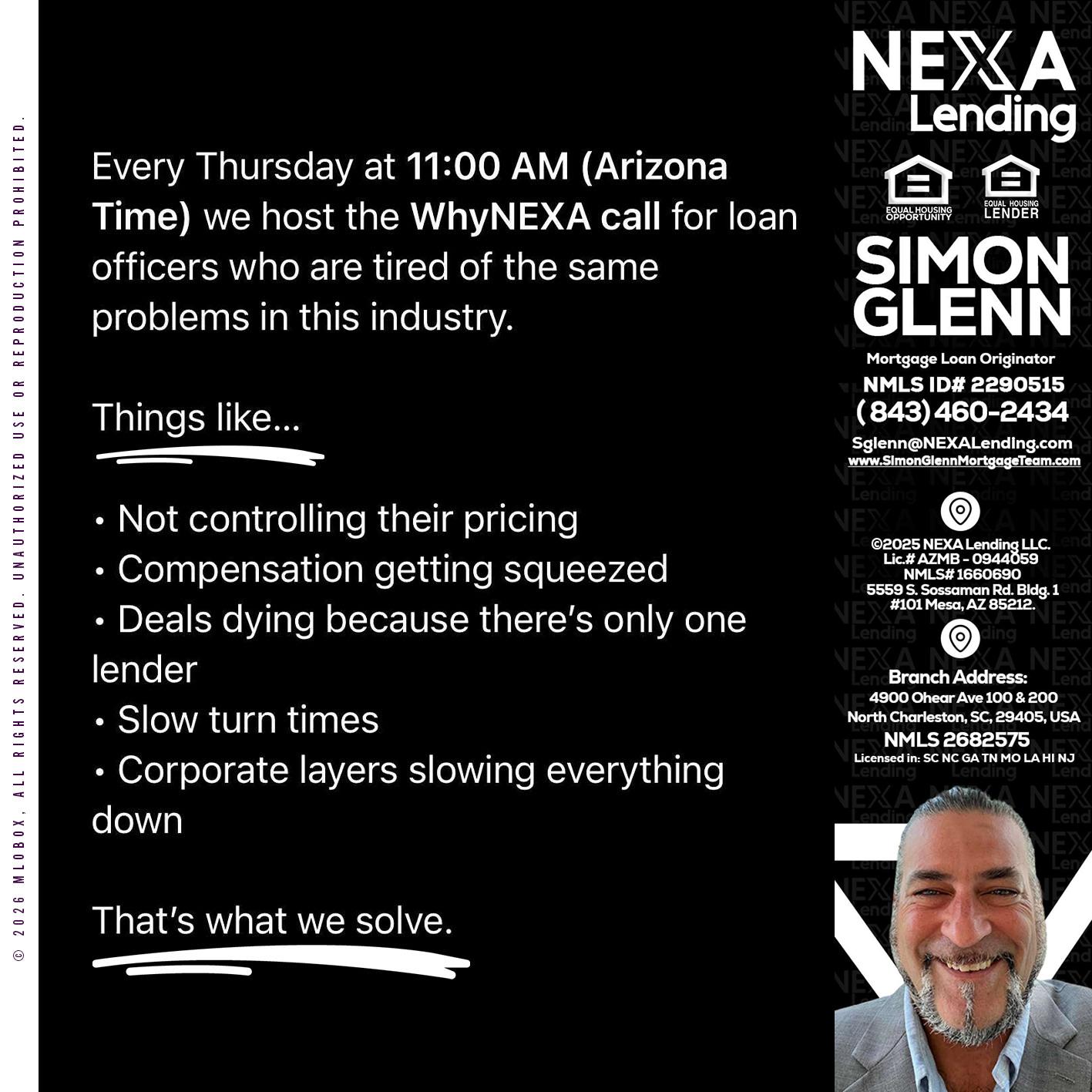 WHY NEXA - Simon Glenn -Mortgage Broker Loan Originator