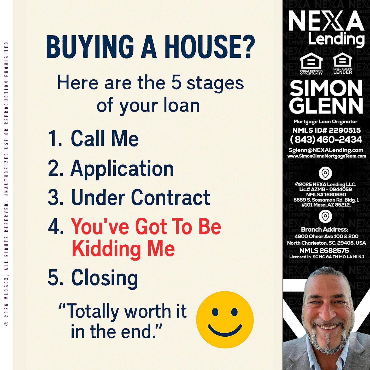 BUYING A HOUSE - Simon Glenn -Mortgage Broker Loan Originator
