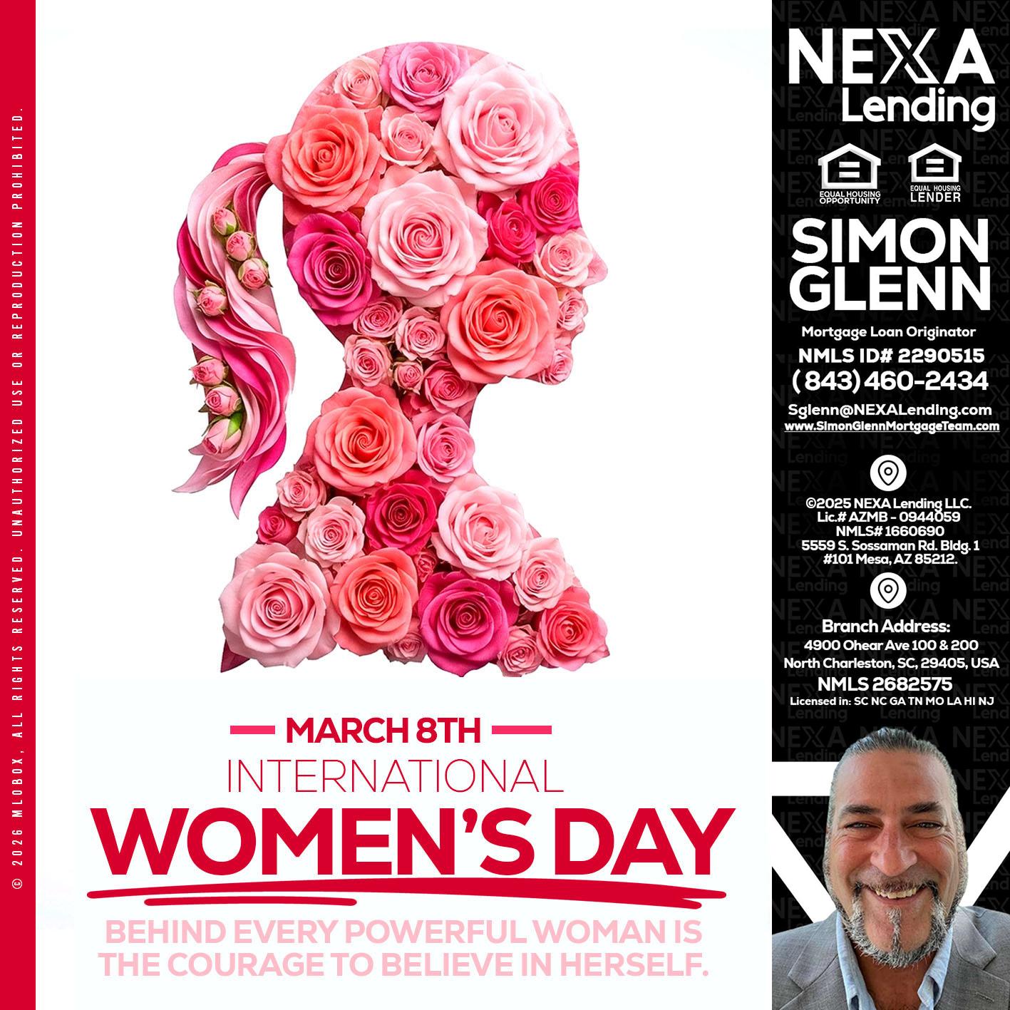 MARCH 8TH - Simon Glenn -Mortgage Broker Loan Originator