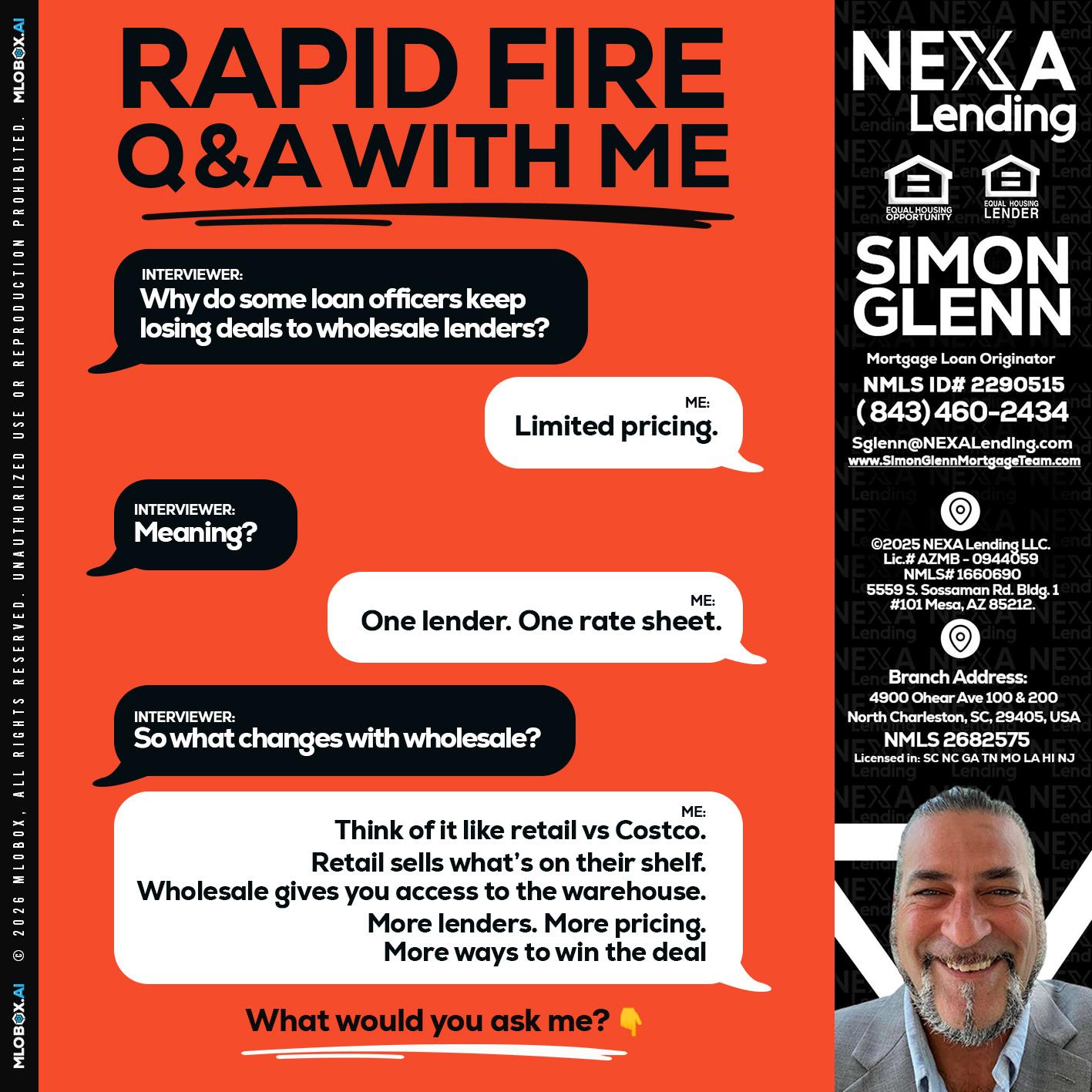 Q&A - Simon Glenn -Mortgage Broker Loan Originator