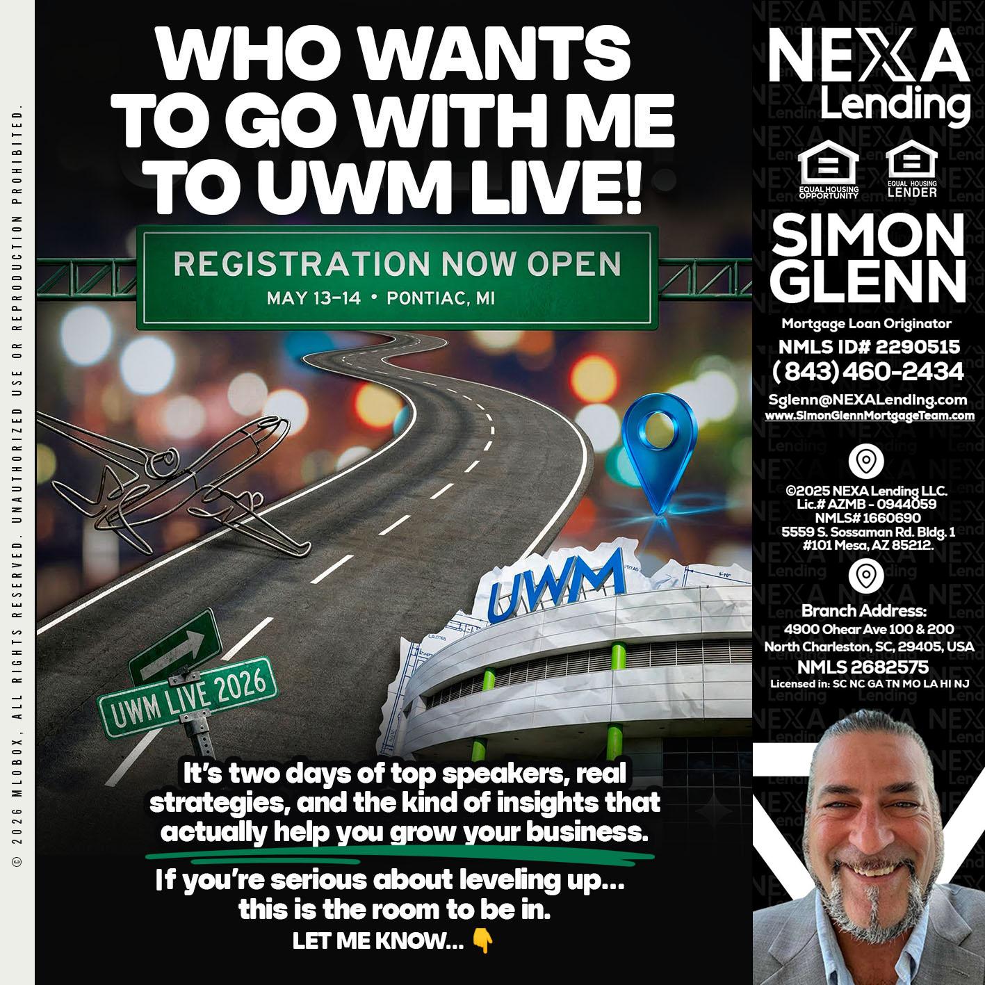 WHO WANTS - Simon Glenn -Mortgage Broker Loan Originator