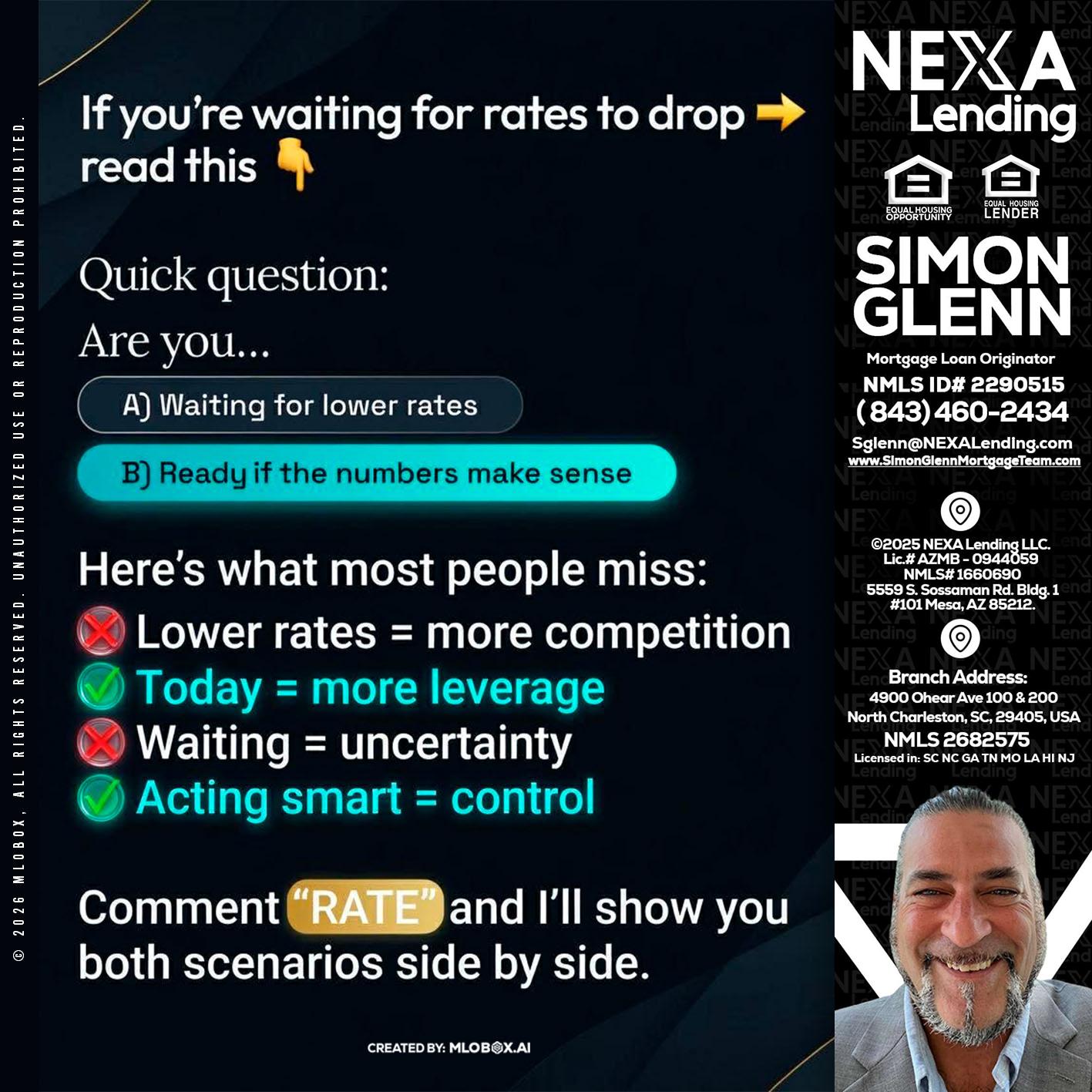 IF YOU ARE - Simon Glenn -Mortgage Broker Loan Originator