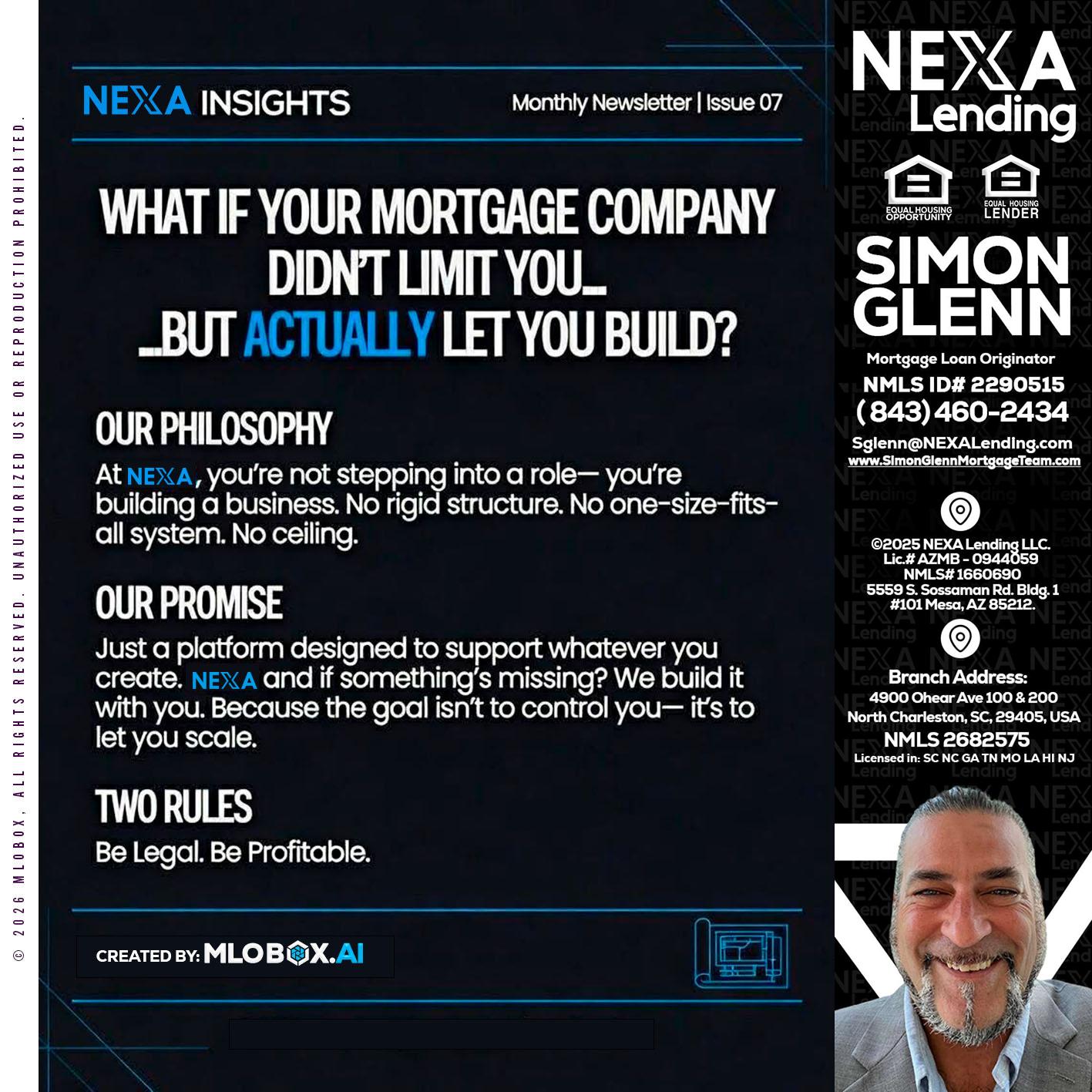 NEXA INSIGHTS - Simon Glenn -Mortgage Broker Loan Originator