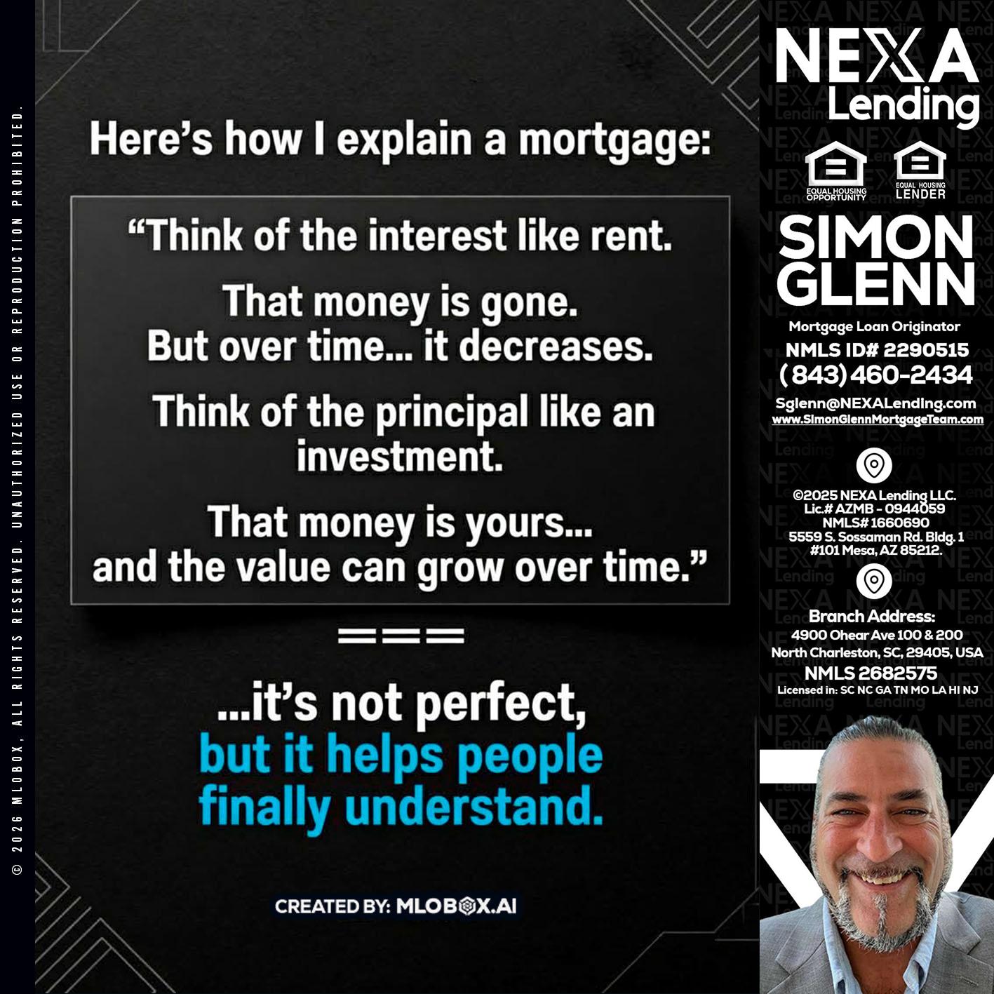 HERES NOW - Simon Glenn -Mortgage Broker Loan Originator