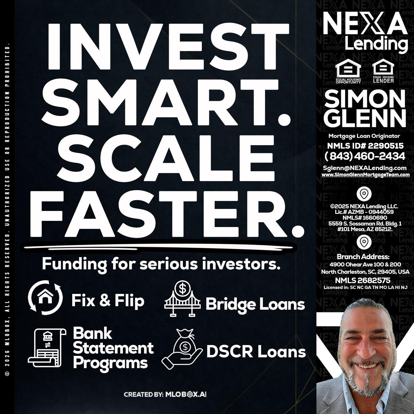 INVEST SMART - Simon Glenn -Mortgage Broker Loan Originator
