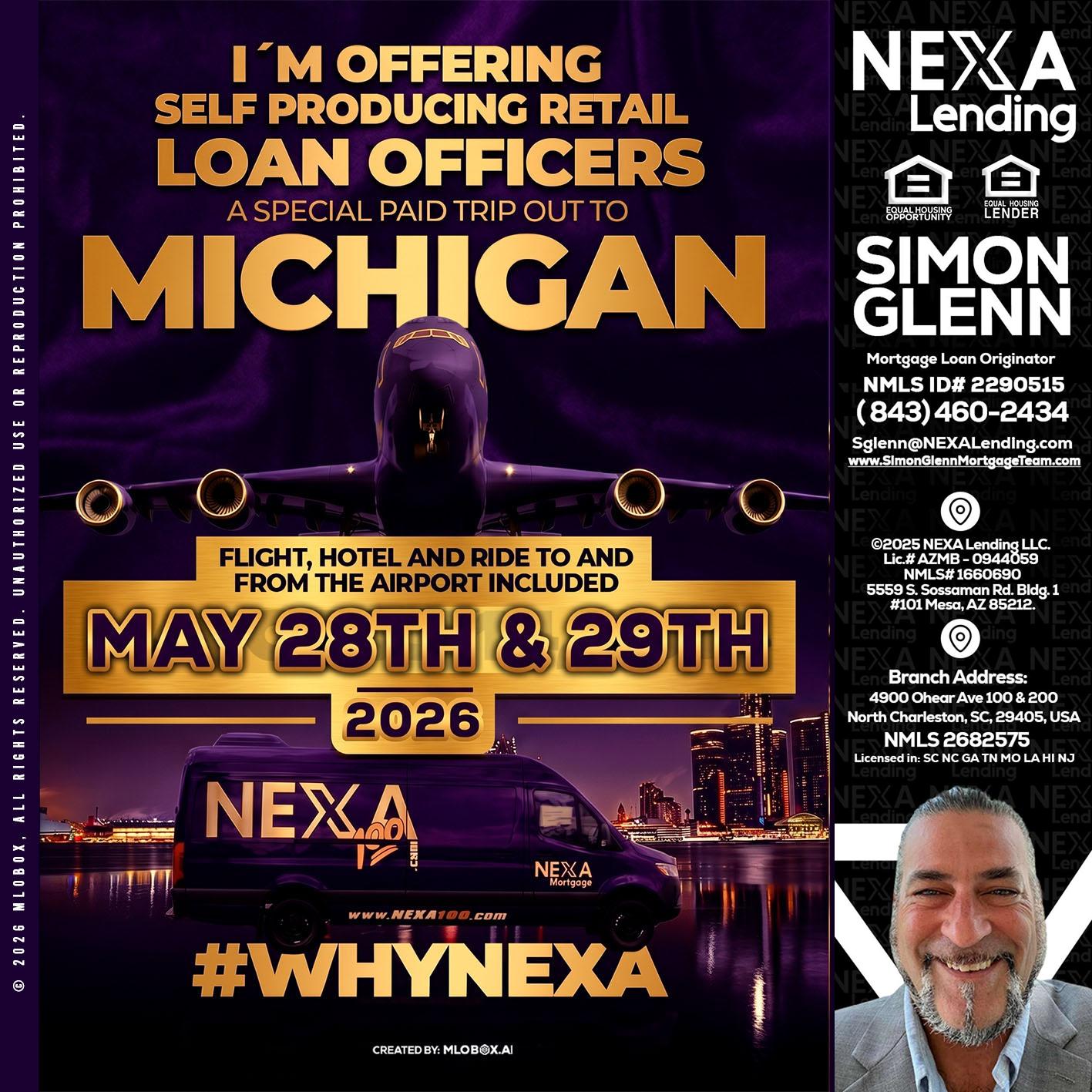 MICHIGAN - Simon Glenn -Mortgage Broker Loan Originator
